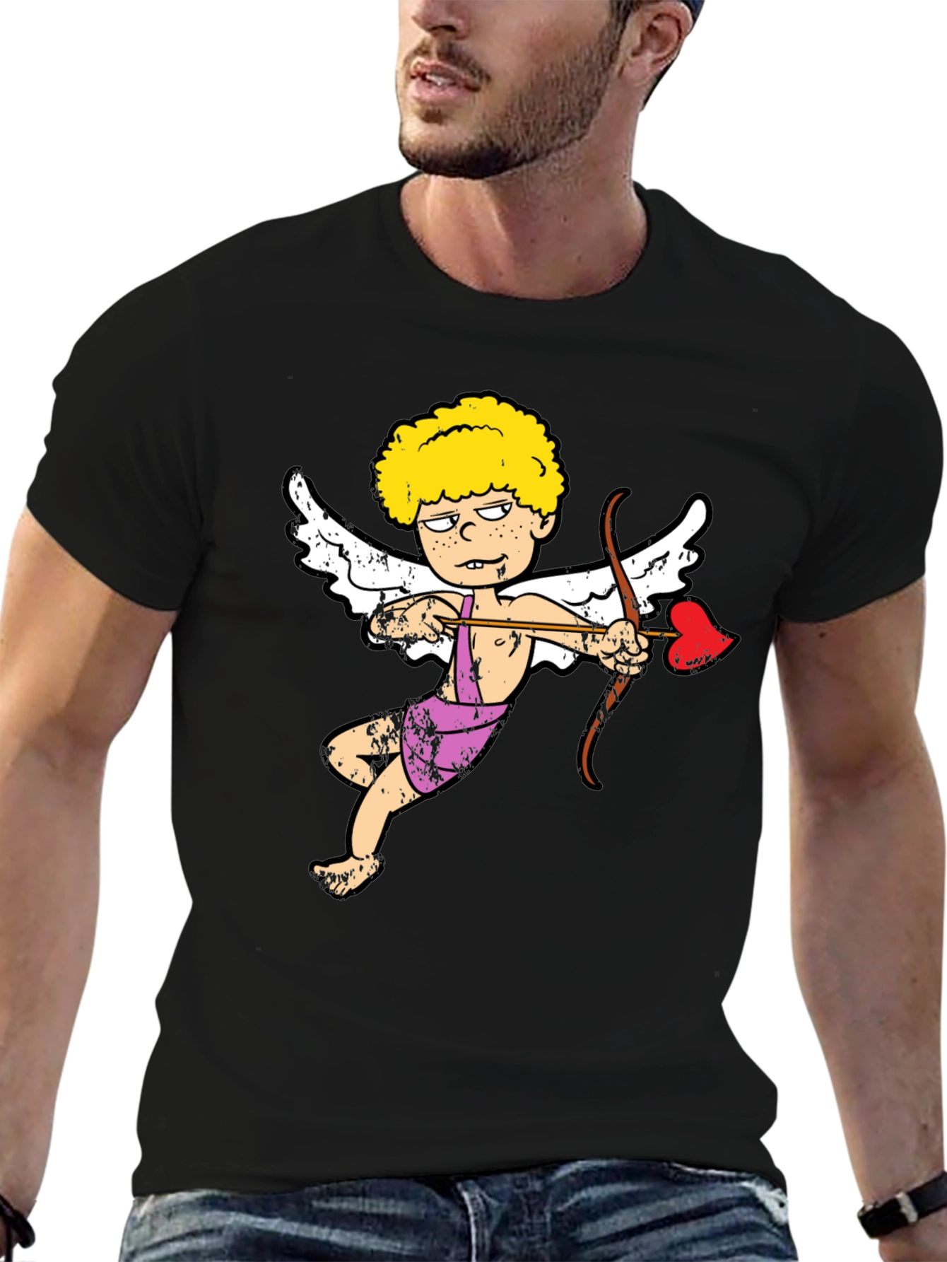 Cupid Cartoon Graphic T-Shirt