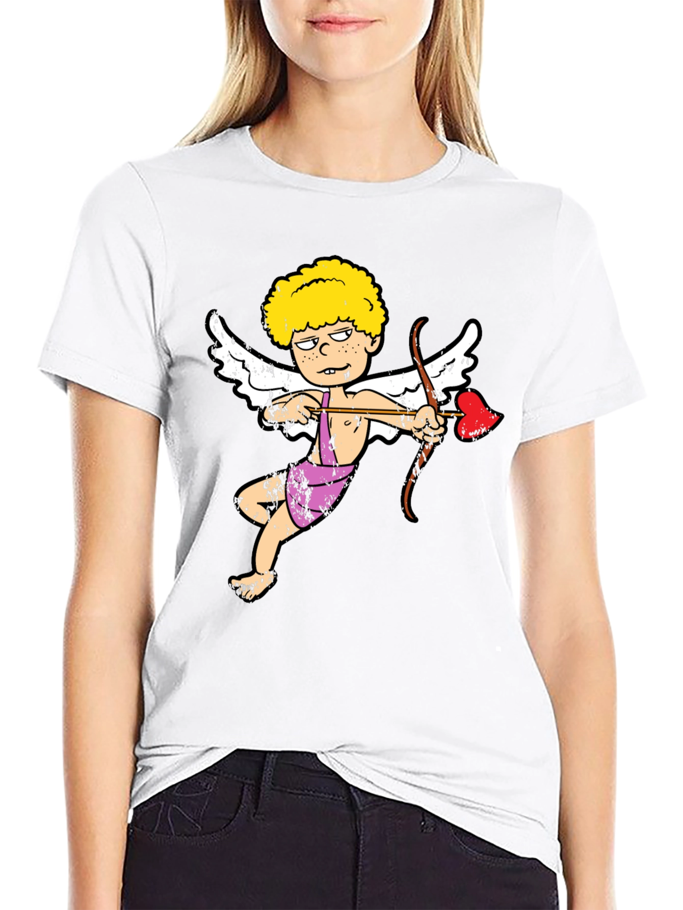 Cupid Cartoon Graphic T-Shirt
