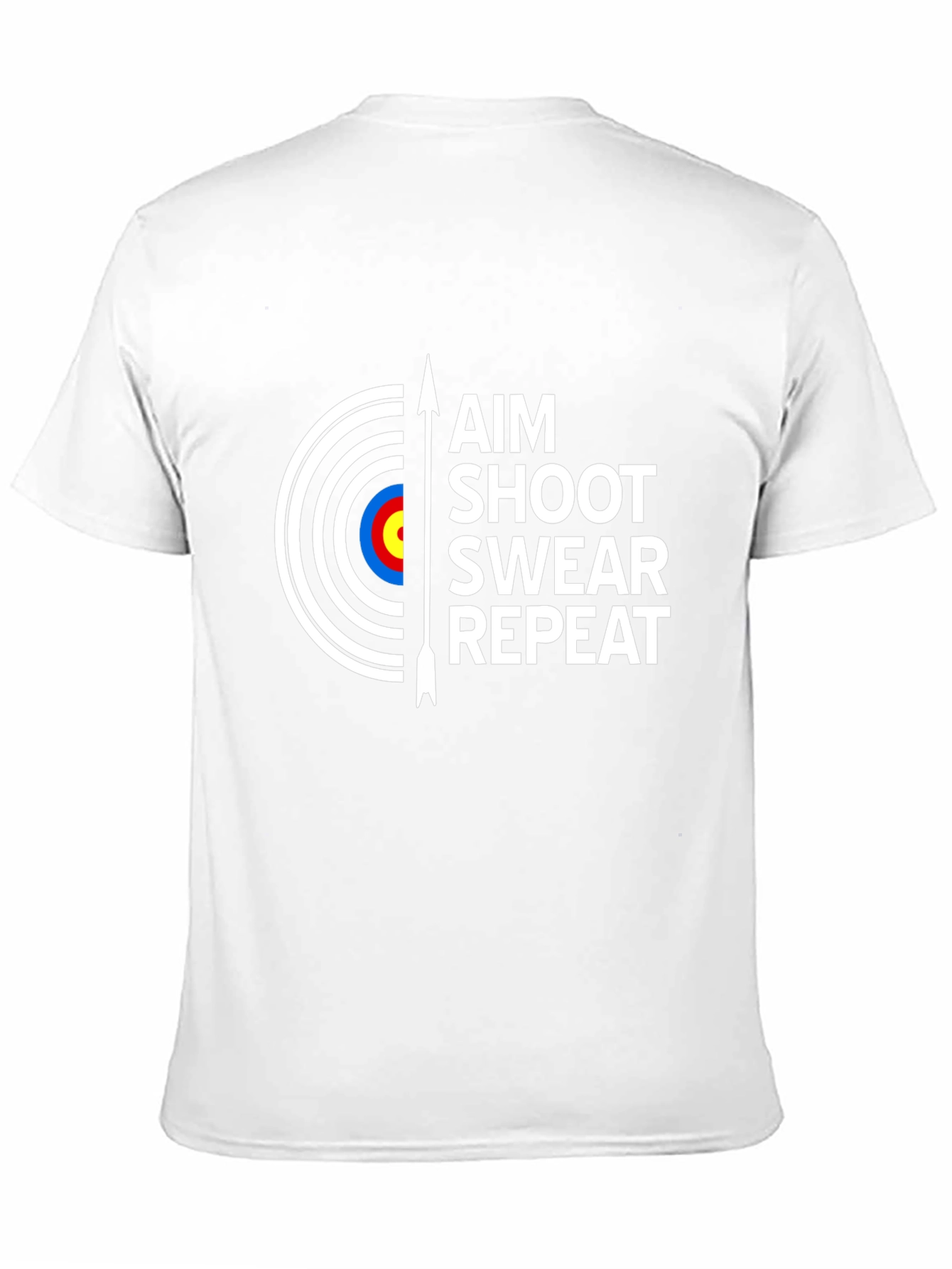 Aim Shoot Swear Repeat Archery T-Shirt