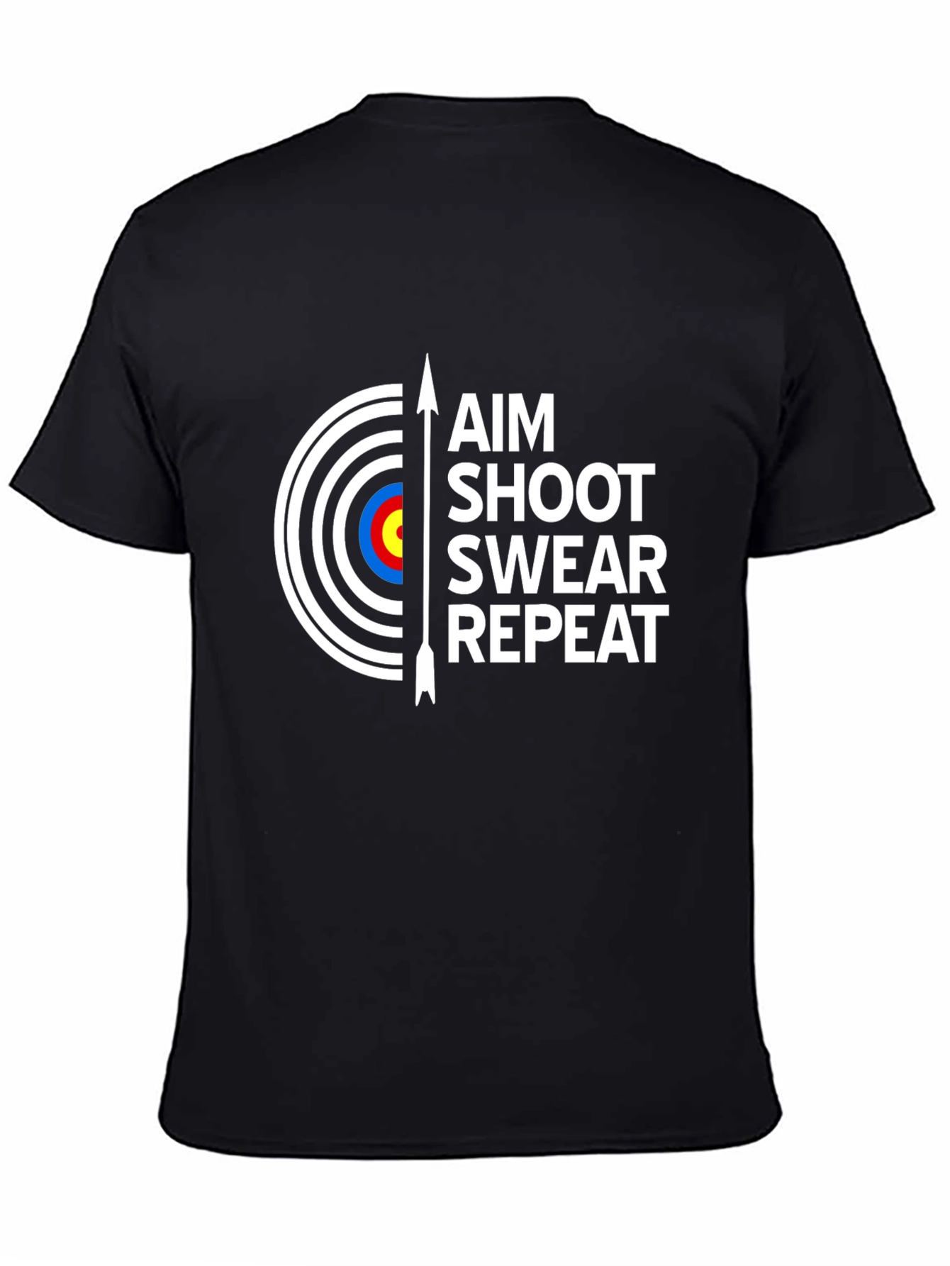 Aim Shoot Swear Repeat Archery T-Shirt