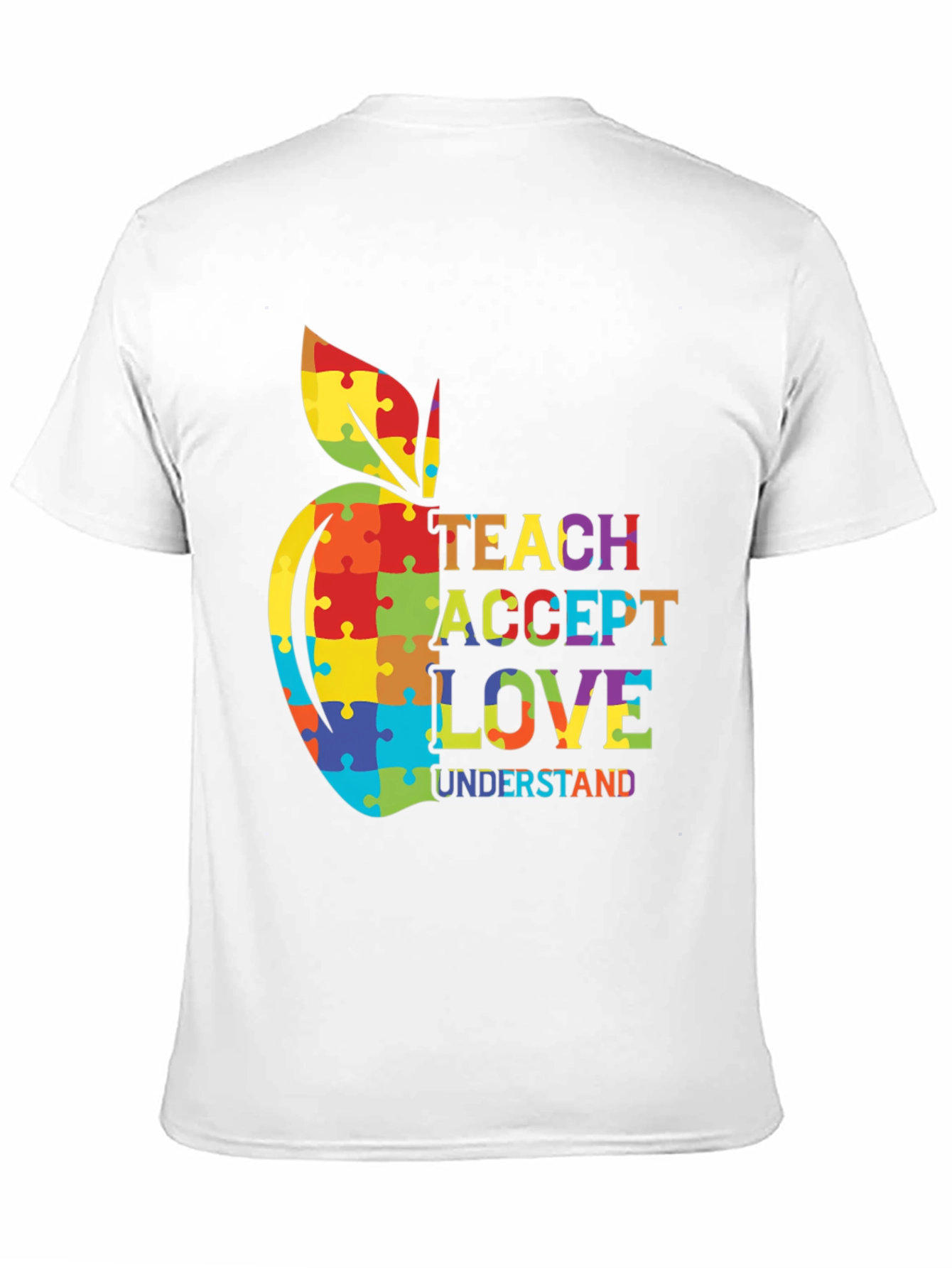 Teach Accept Love Autism Awareness Tee