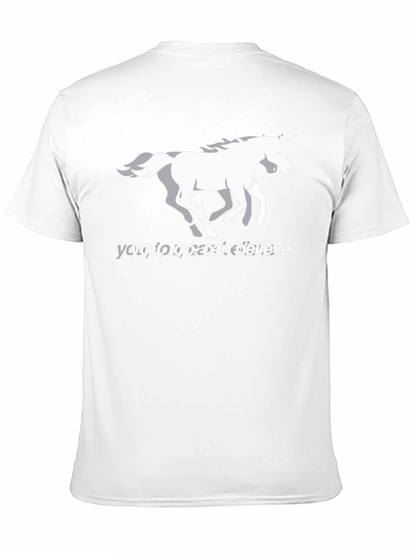 Unicorn Believe Graphic Tee - Black