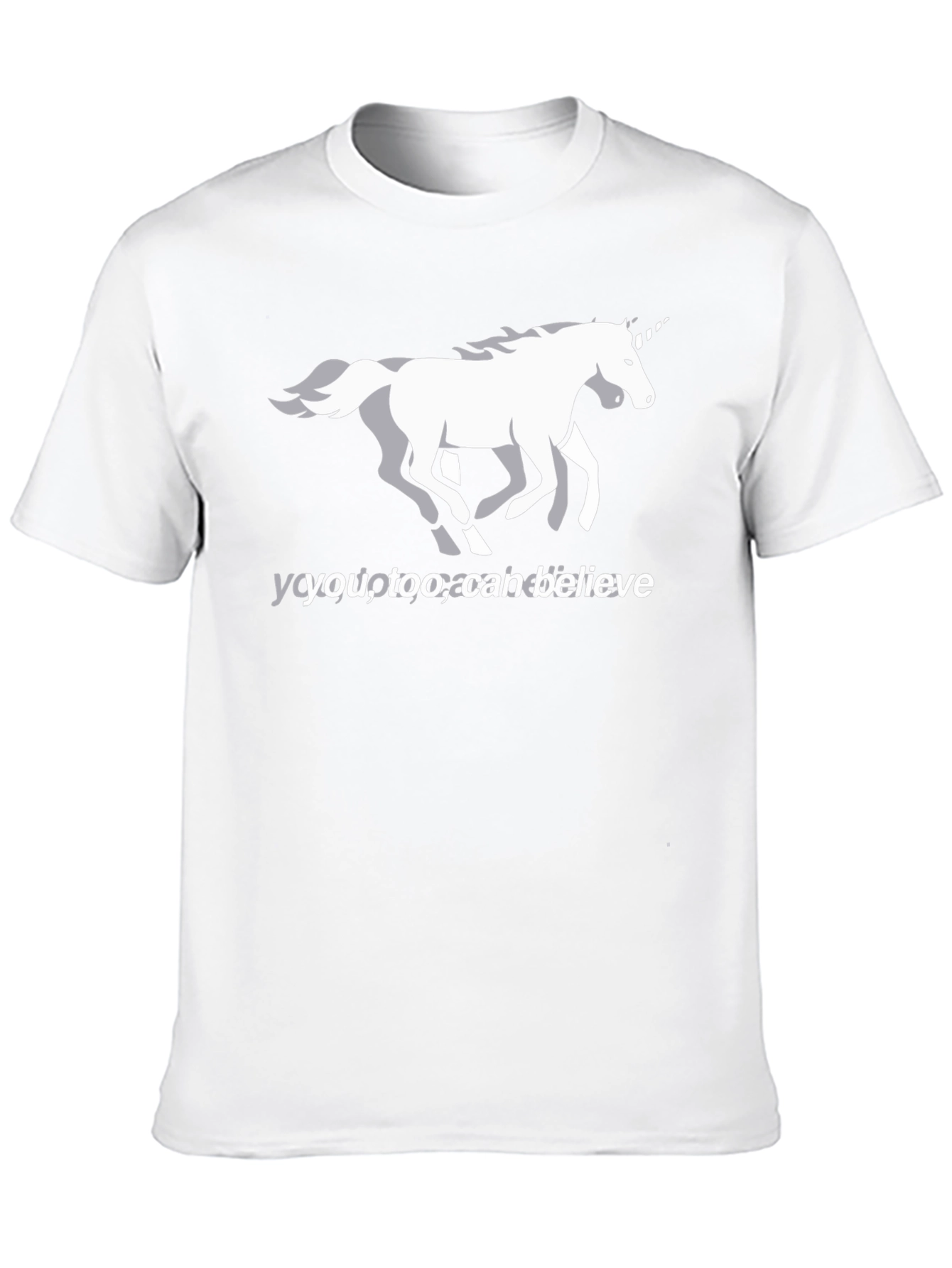 Unicorn Believe Graphic Tee - Black