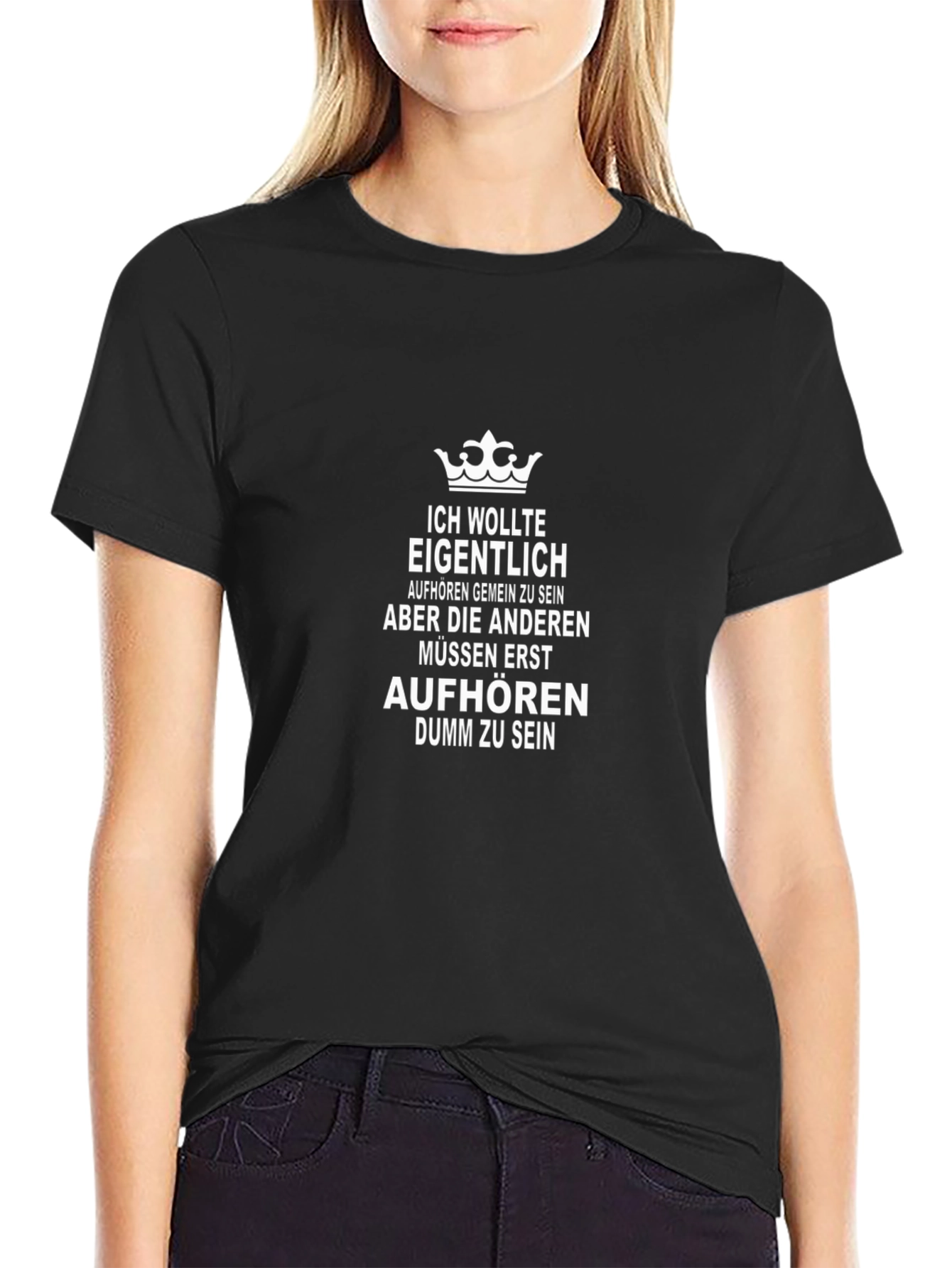 Funny German T-Shirt - I Wanted To Be Nice
