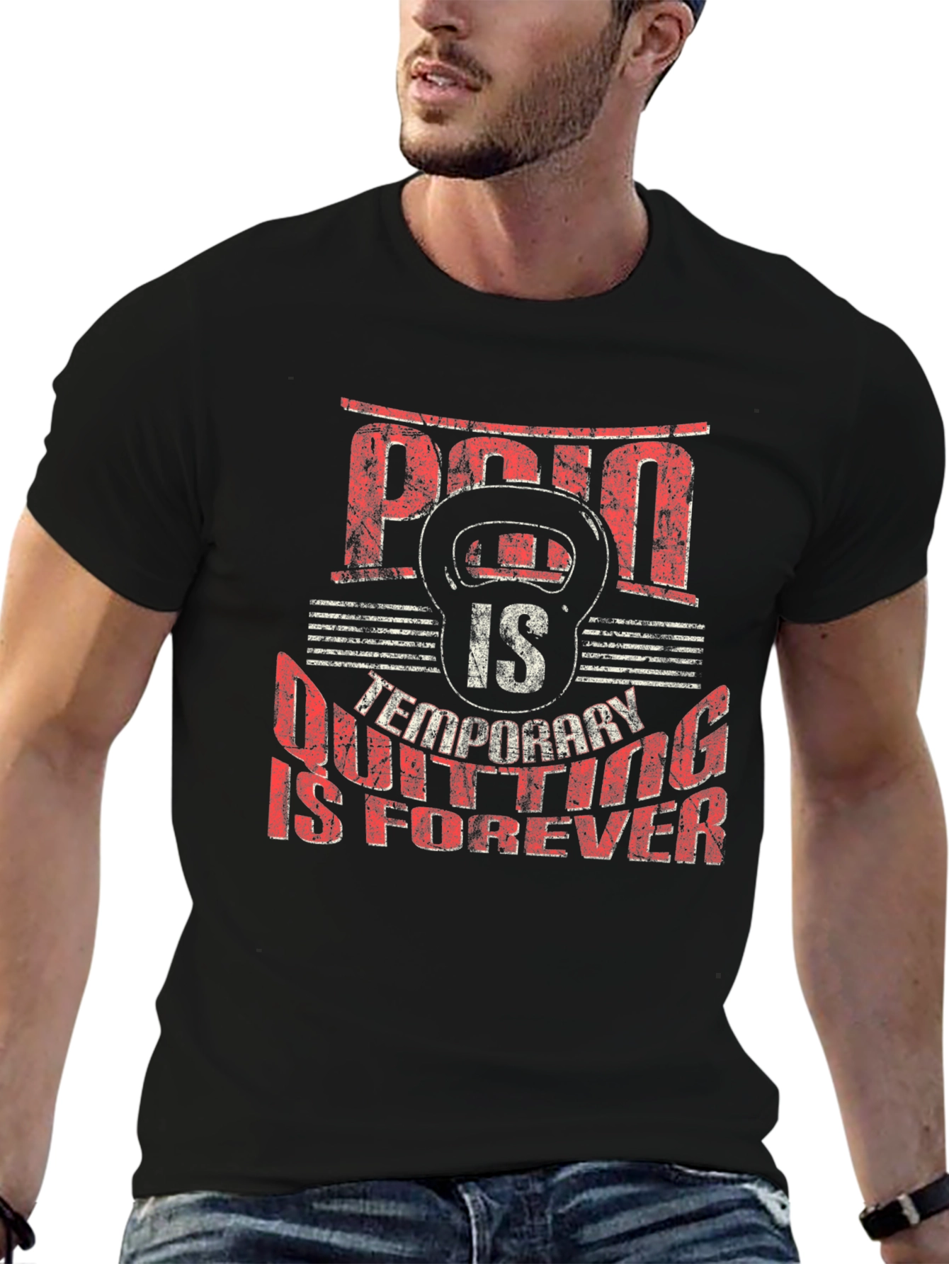 Pain Is Temporary Fitness T-Shirt