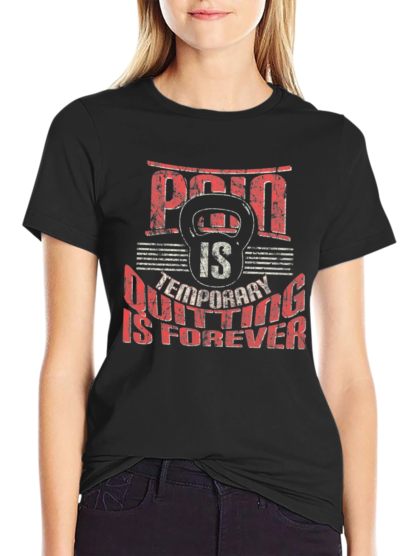 Pain Is Temporary Fitness T-Shirt