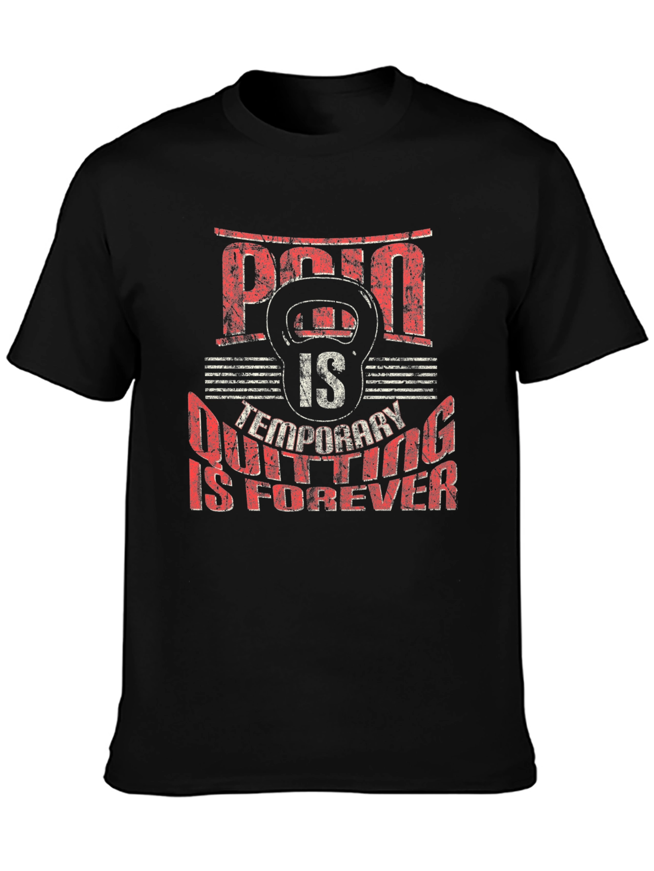 Pain Is Temporary Fitness T-Shirt