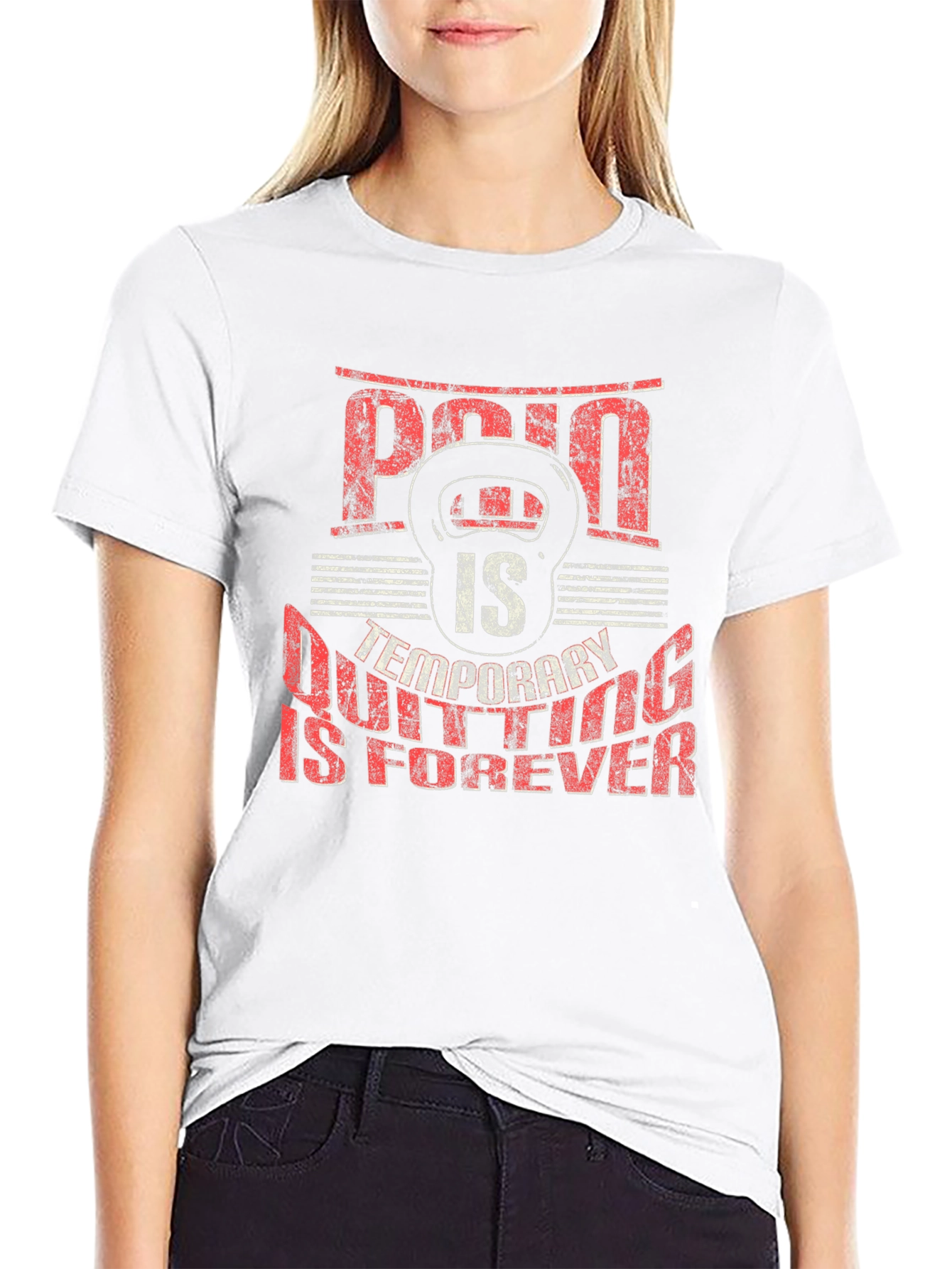 Pain Is Temporary Fitness T-Shirt