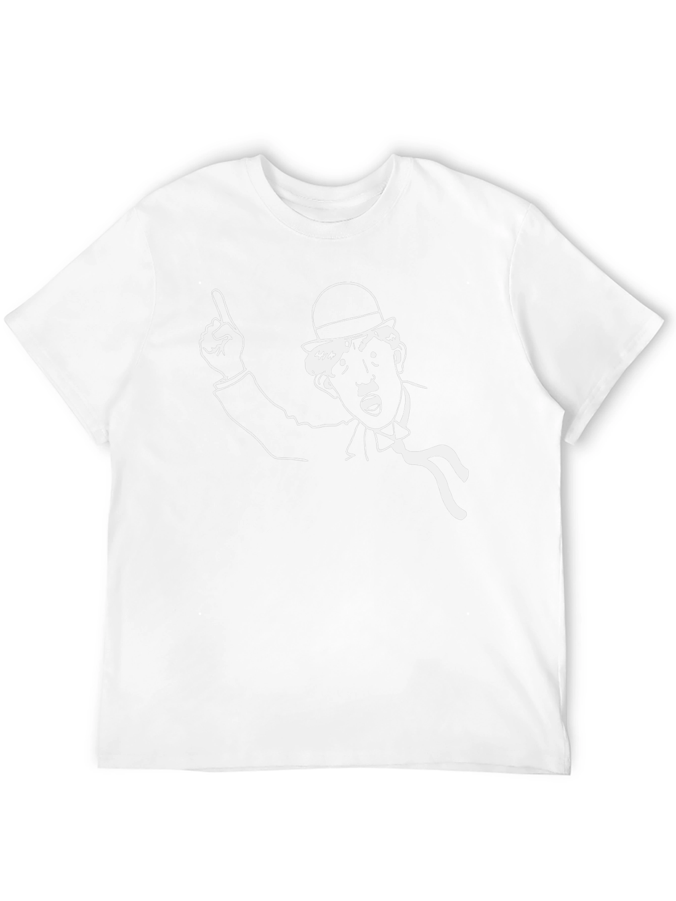 Classic Cartoon Graphic Black T-Shirt