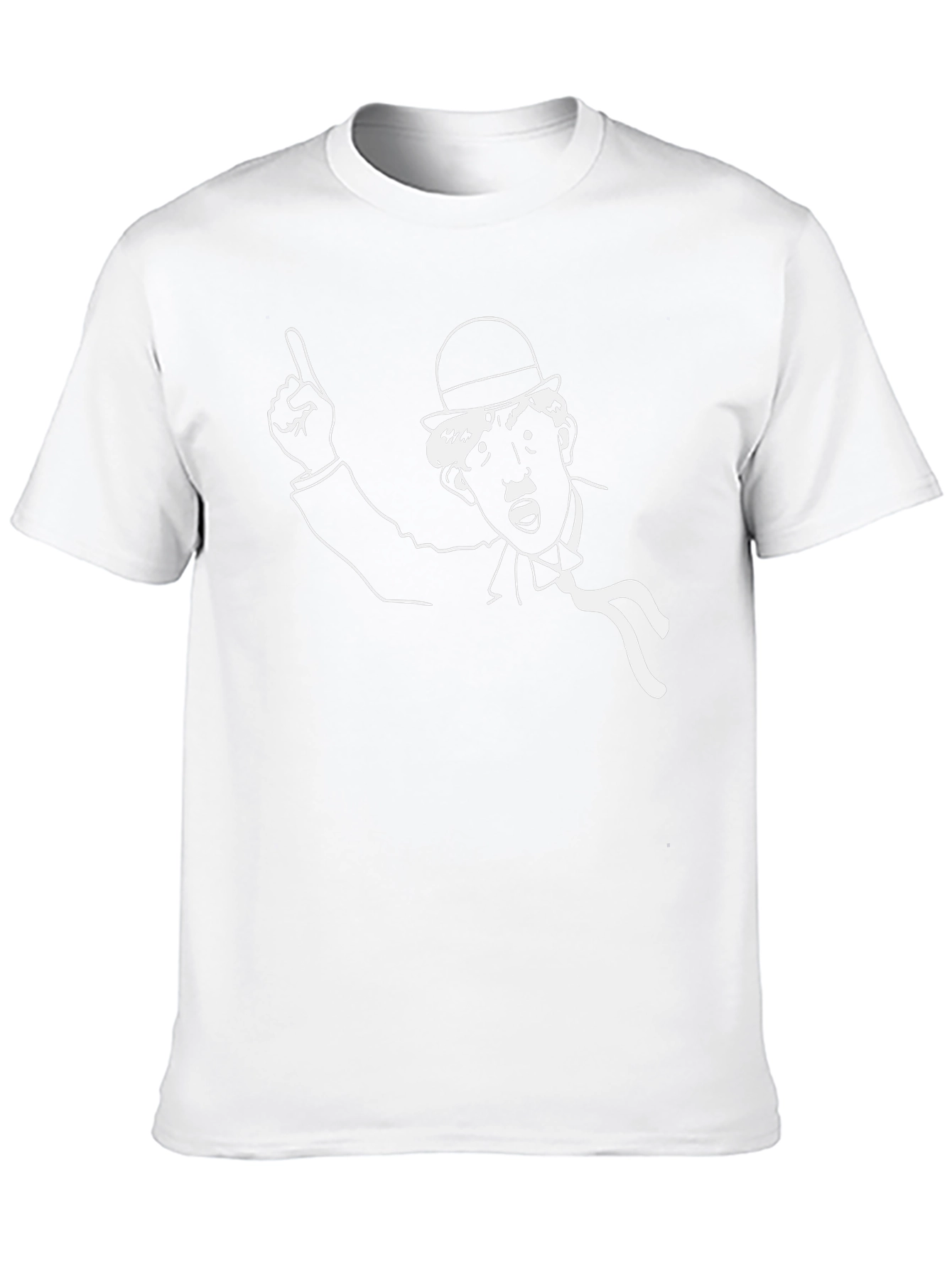 Classic Cartoon Graphic Black T-Shirt