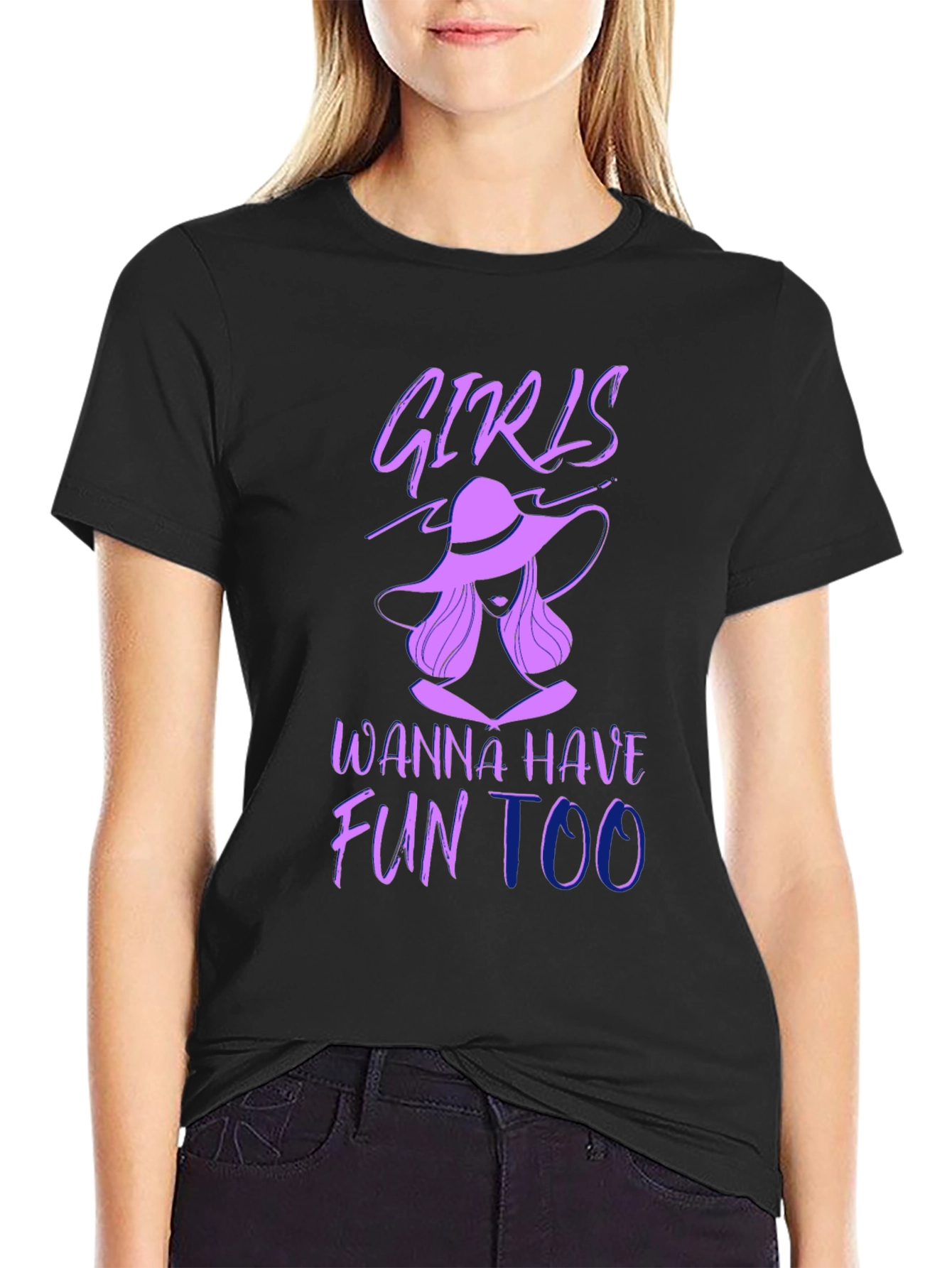 Girls Wanna Have Fun Too Graphic Tee