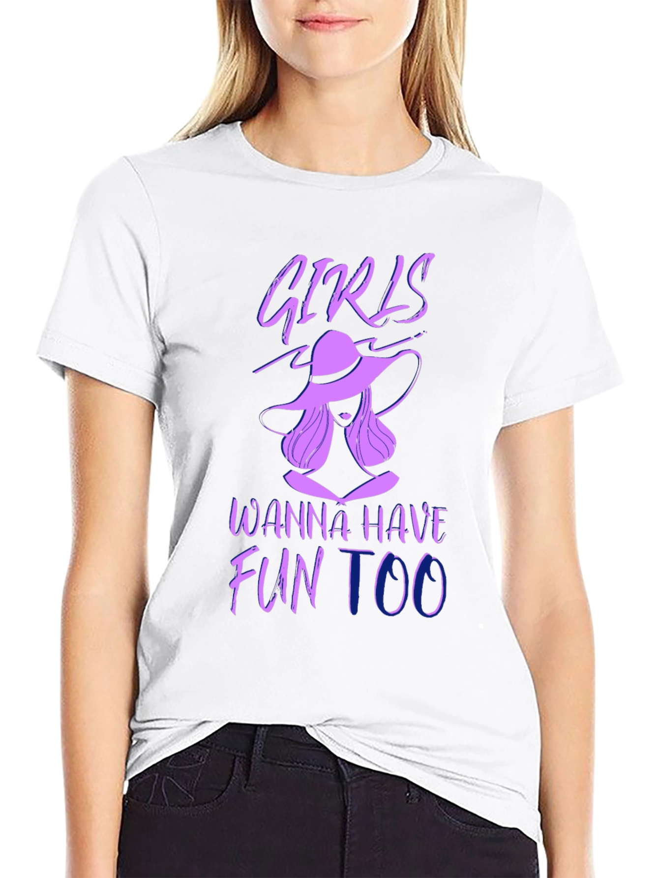 Girls Wanna Have Fun Too Graphic Tee