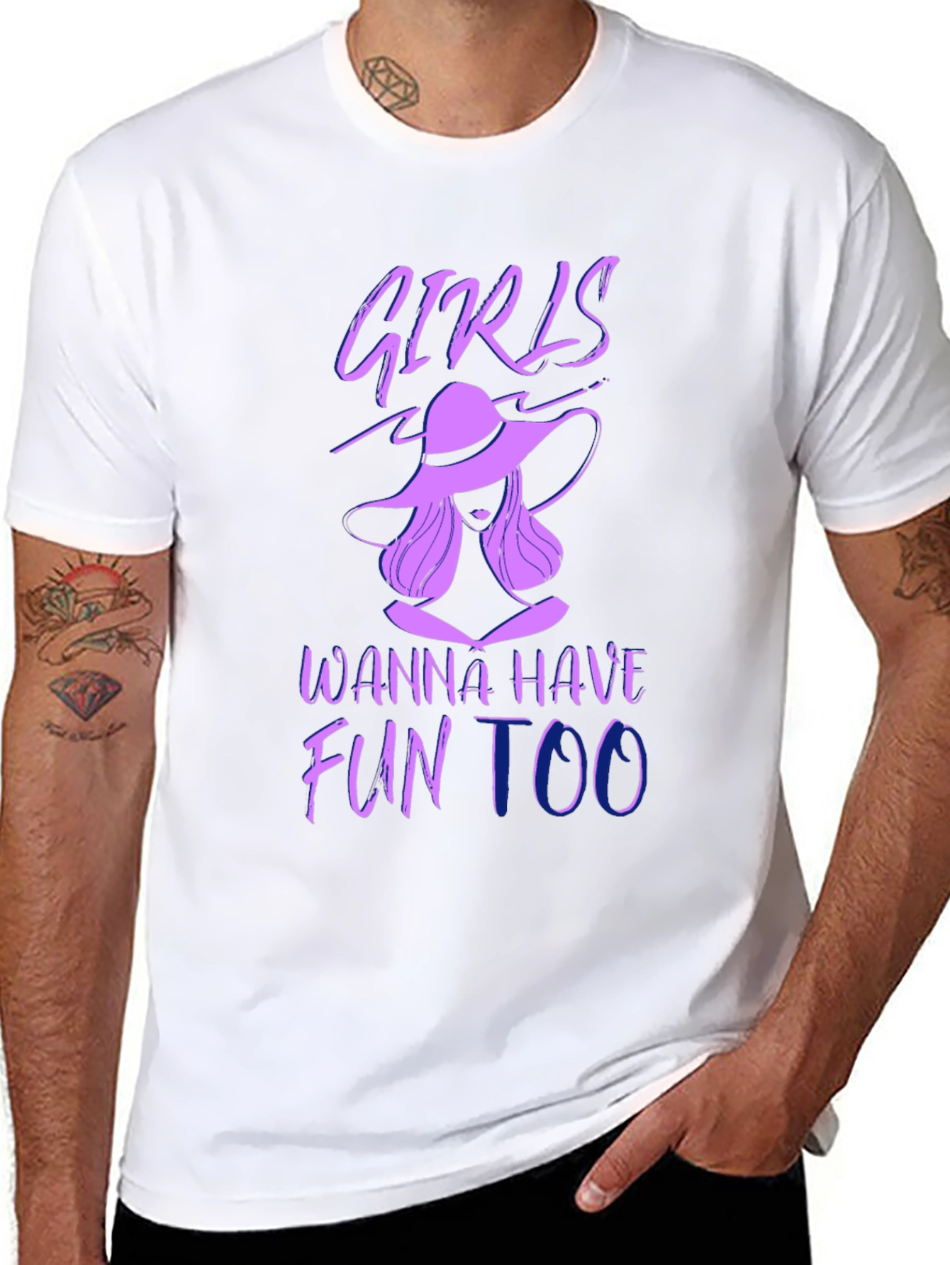 Girls Wanna Have Fun Too Graphic Tee