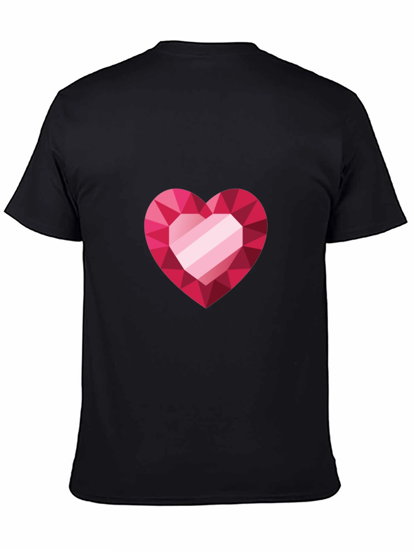 Geometric Heart Graphic Tee - Modern Love
