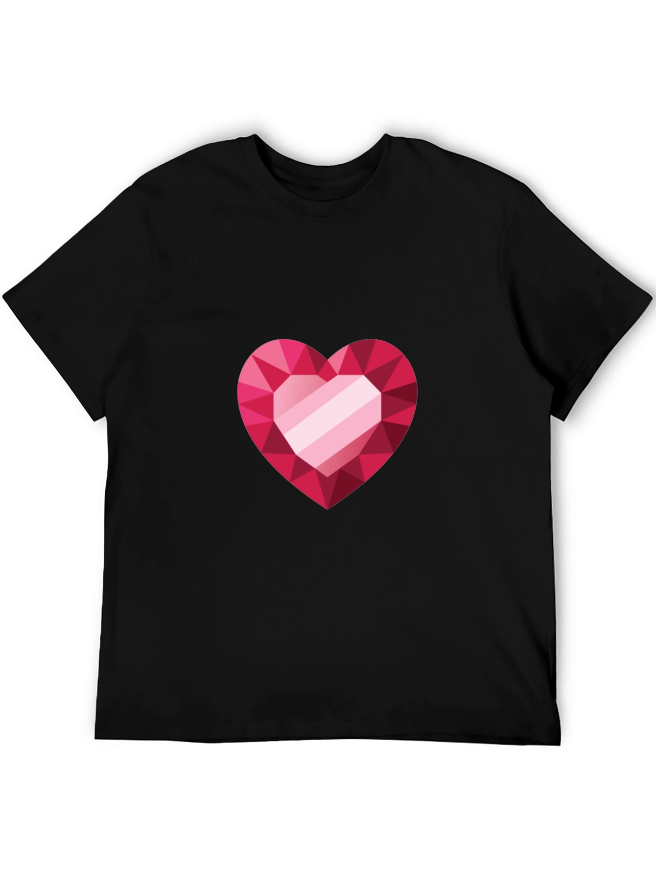 Geometric Heart Graphic Tee - Modern Love