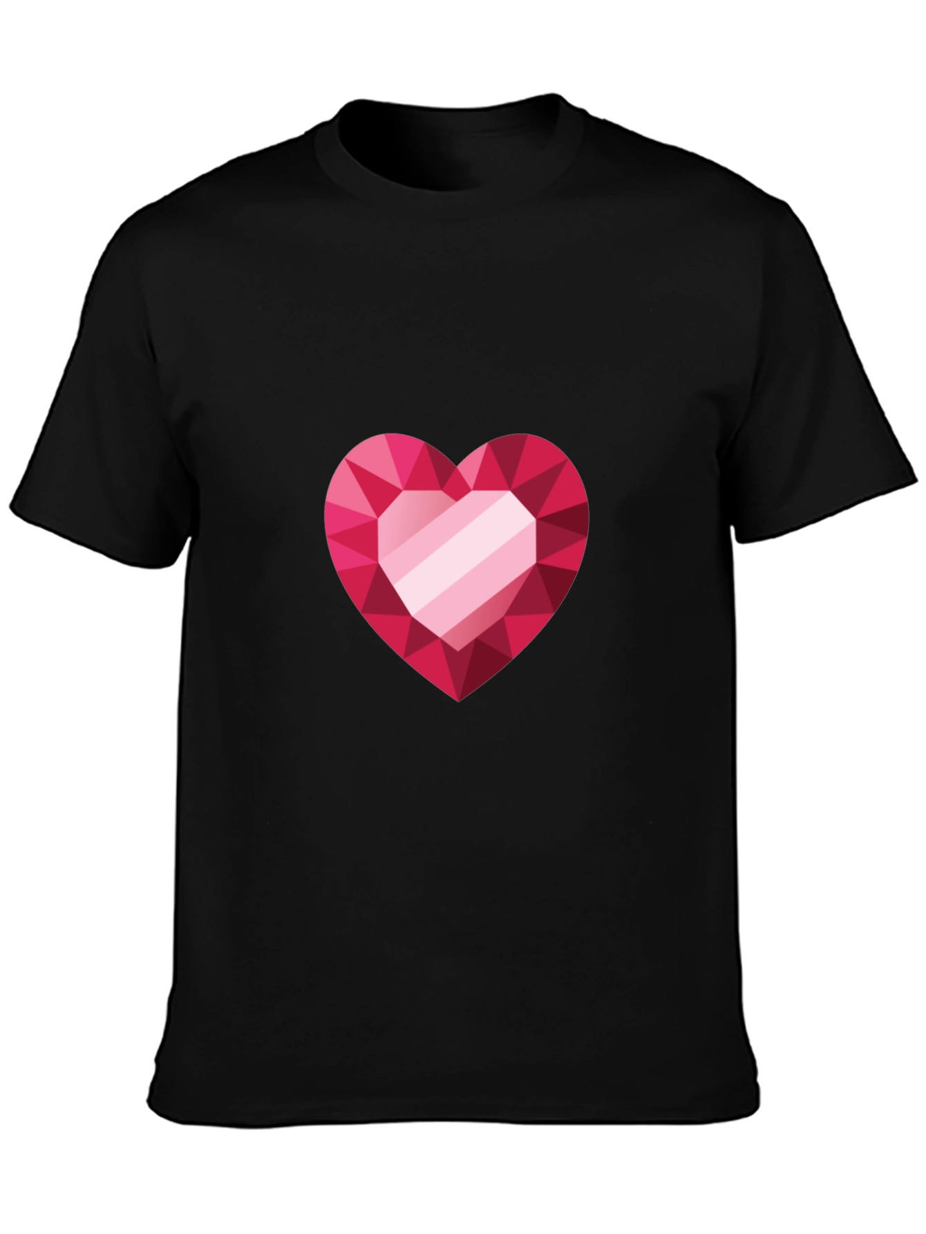 Geometric Heart Graphic Tee - Modern Love