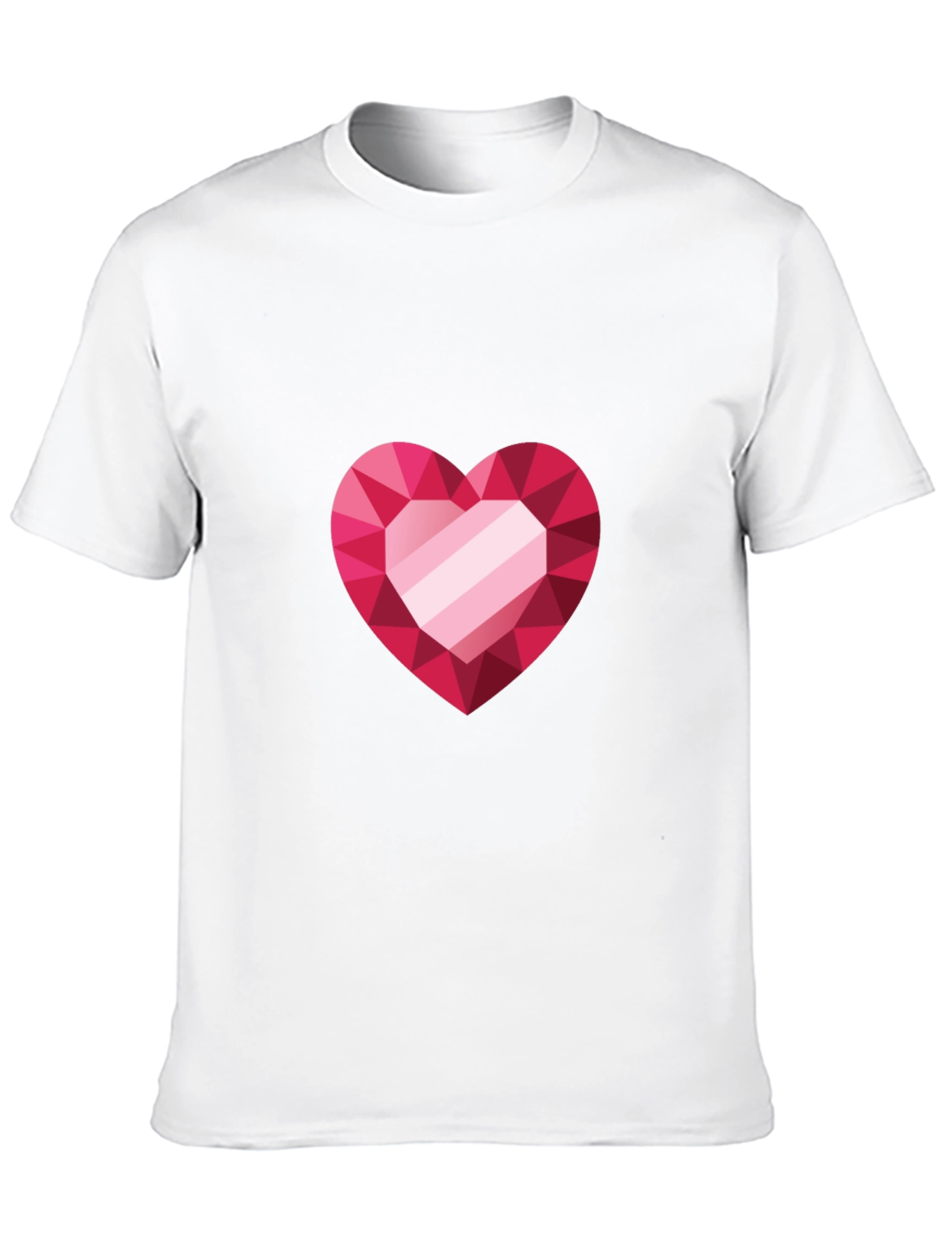Geometric Heart Graphic Tee - Modern Love