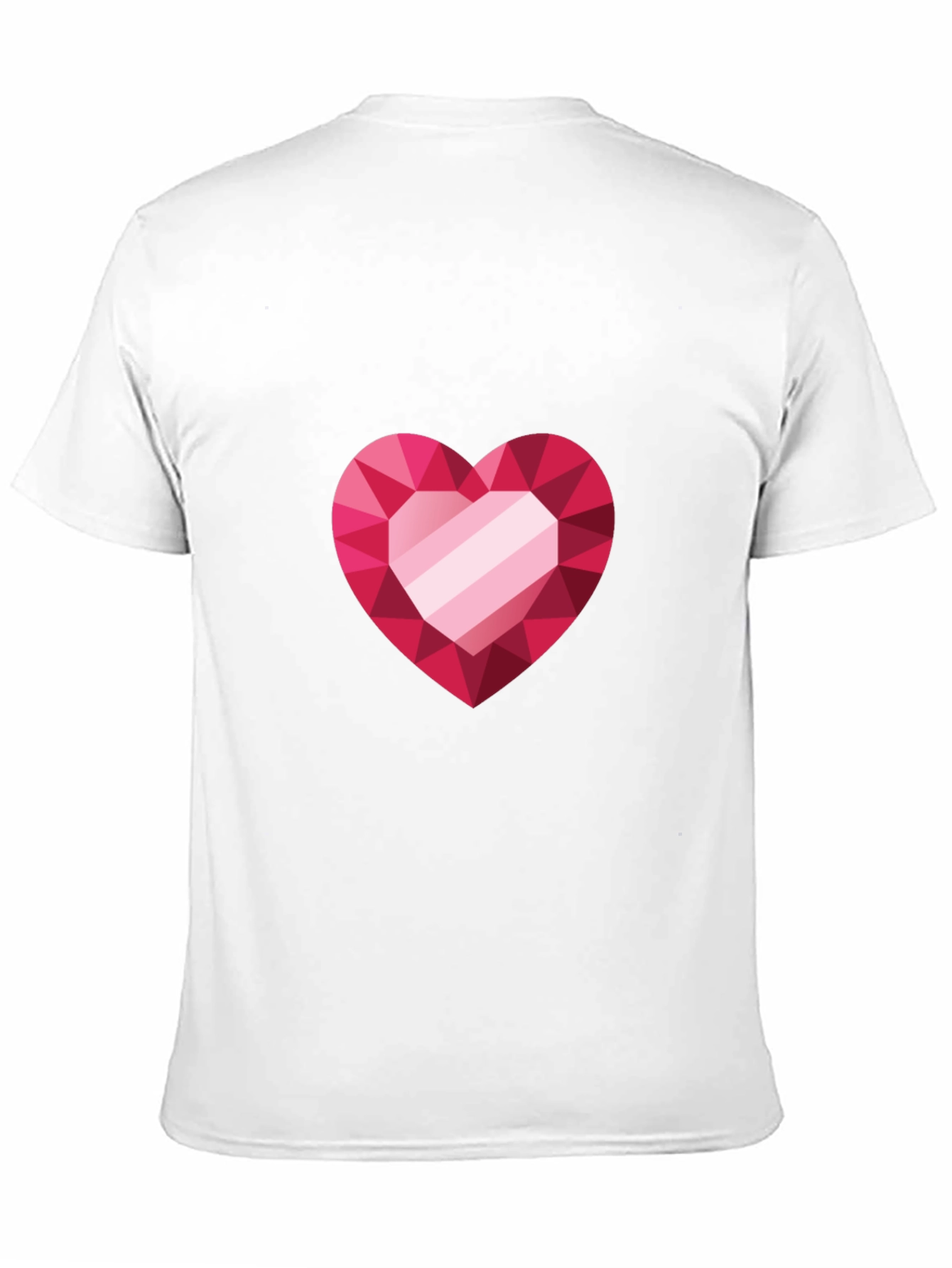 Geometric Heart Graphic Tee - Modern Love