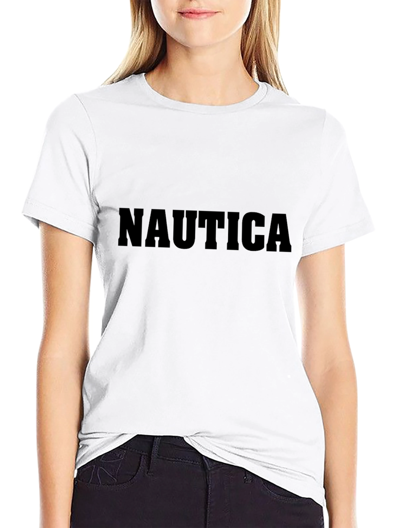 Nautica Mens Classic Black T-Shirt