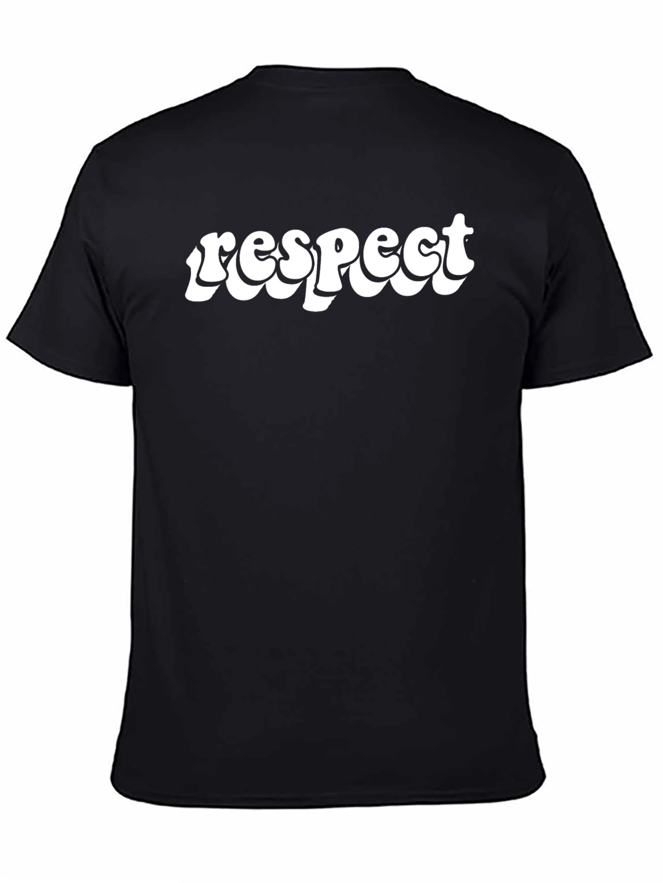 Respect T-Shirt - Retro Style Word Art