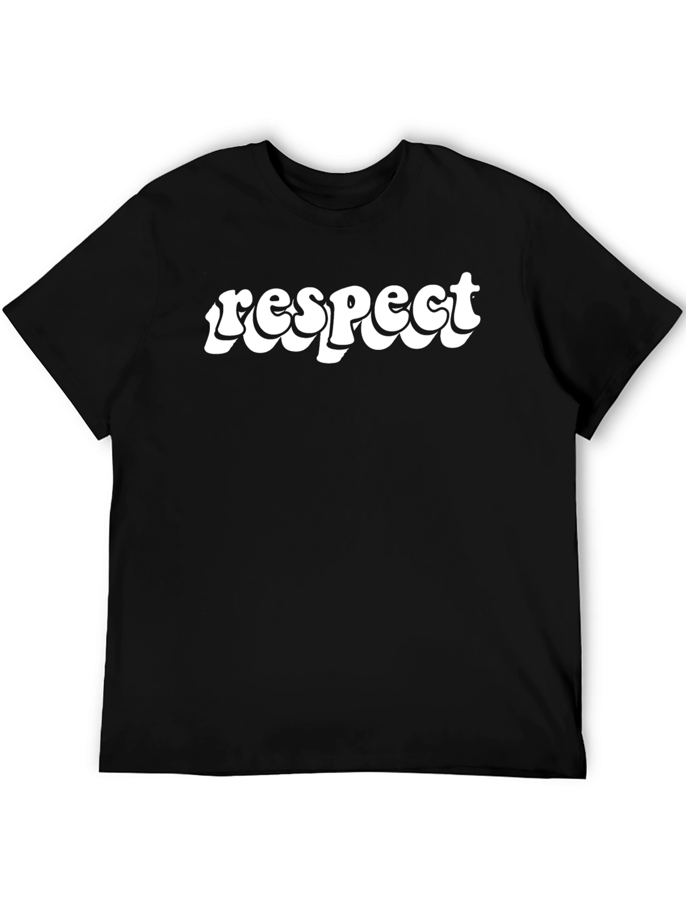 Respect T-Shirt - Retro Style Word Art