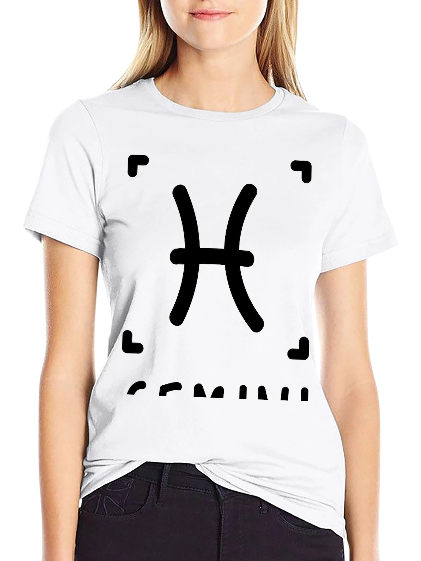 Pisces Zodiac Black T-Shirt