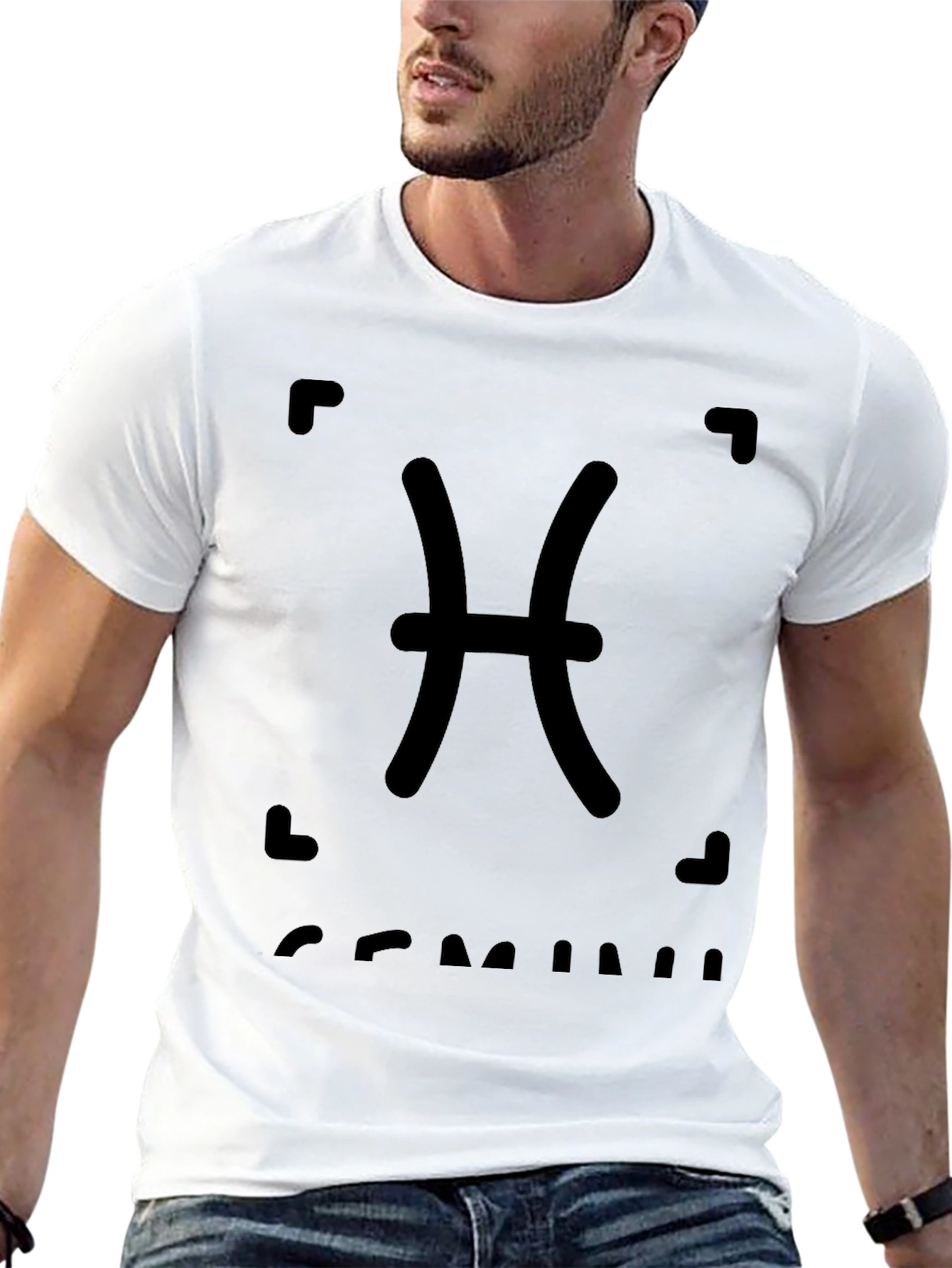Pisces Zodiac Black T-Shirt