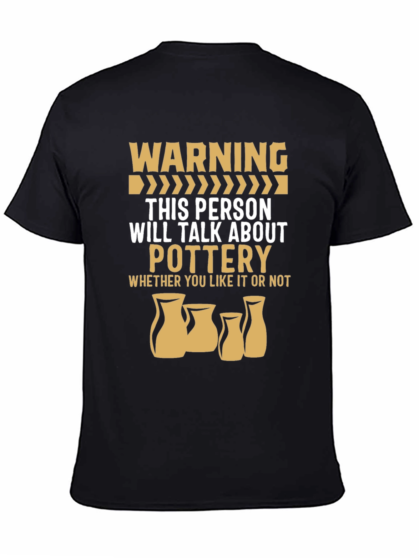 Pottery Warning Graphic T-Shirt