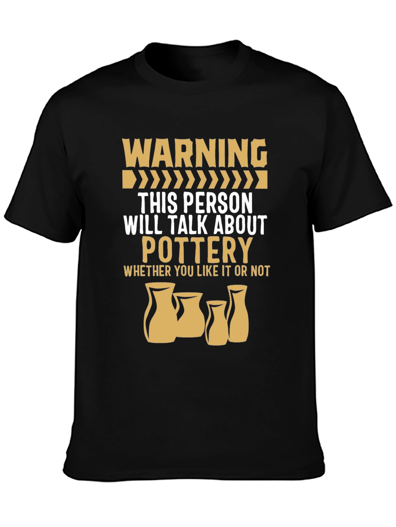 Pottery Warning Graphic T-Shirt