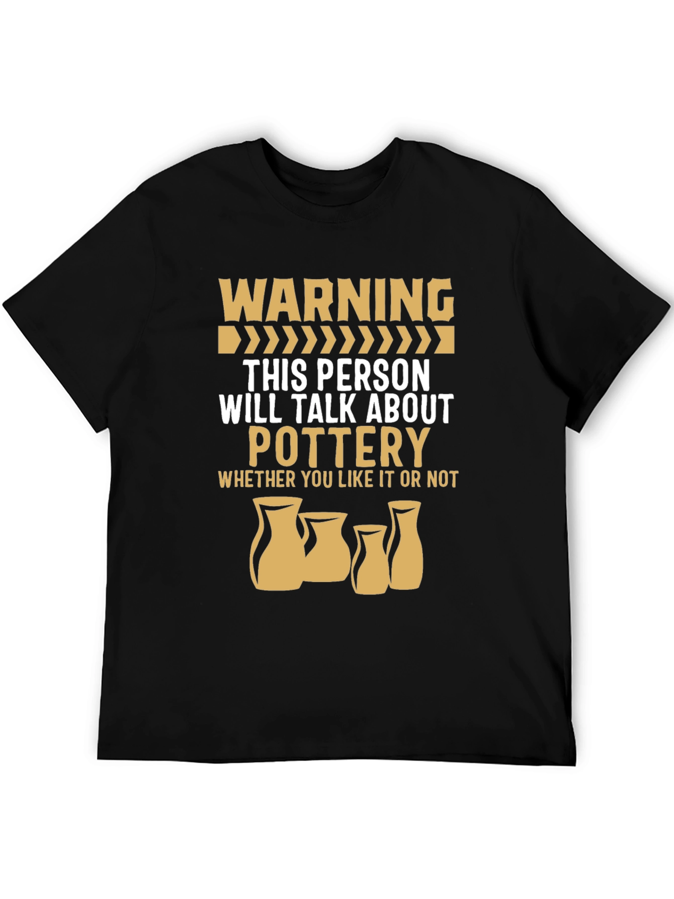 Pottery Warning Graphic T-Shirt