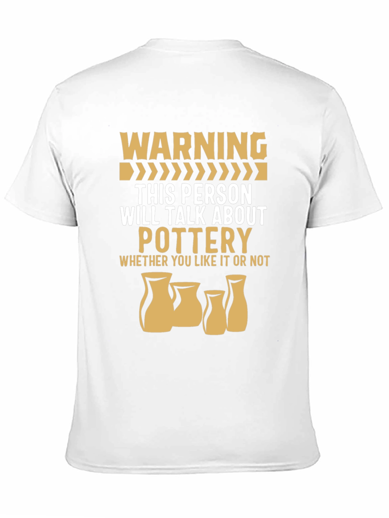 Pottery Warning Graphic T-Shirt