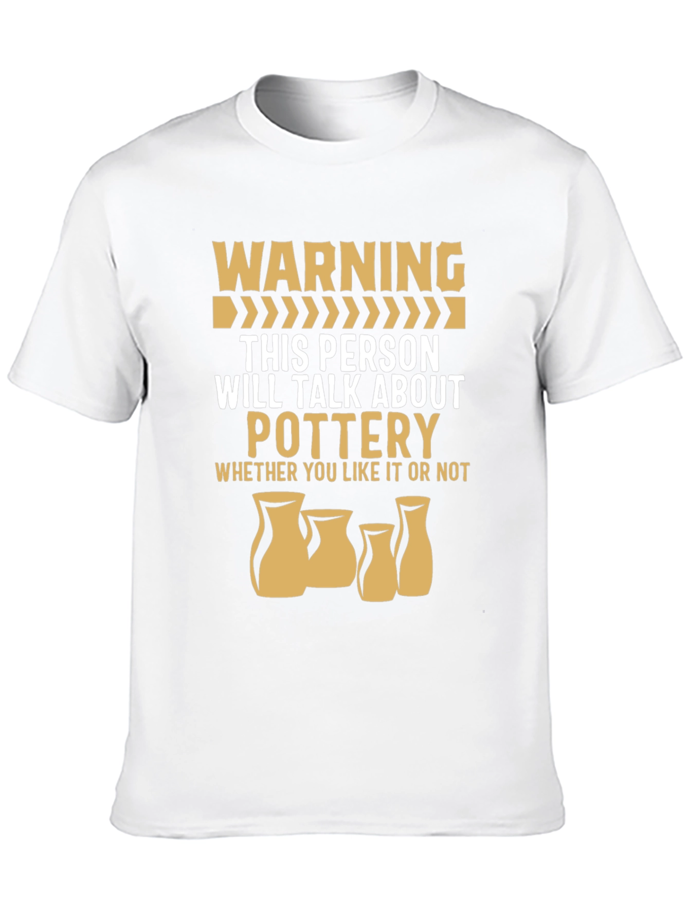 Pottery Warning Graphic T-Shirt