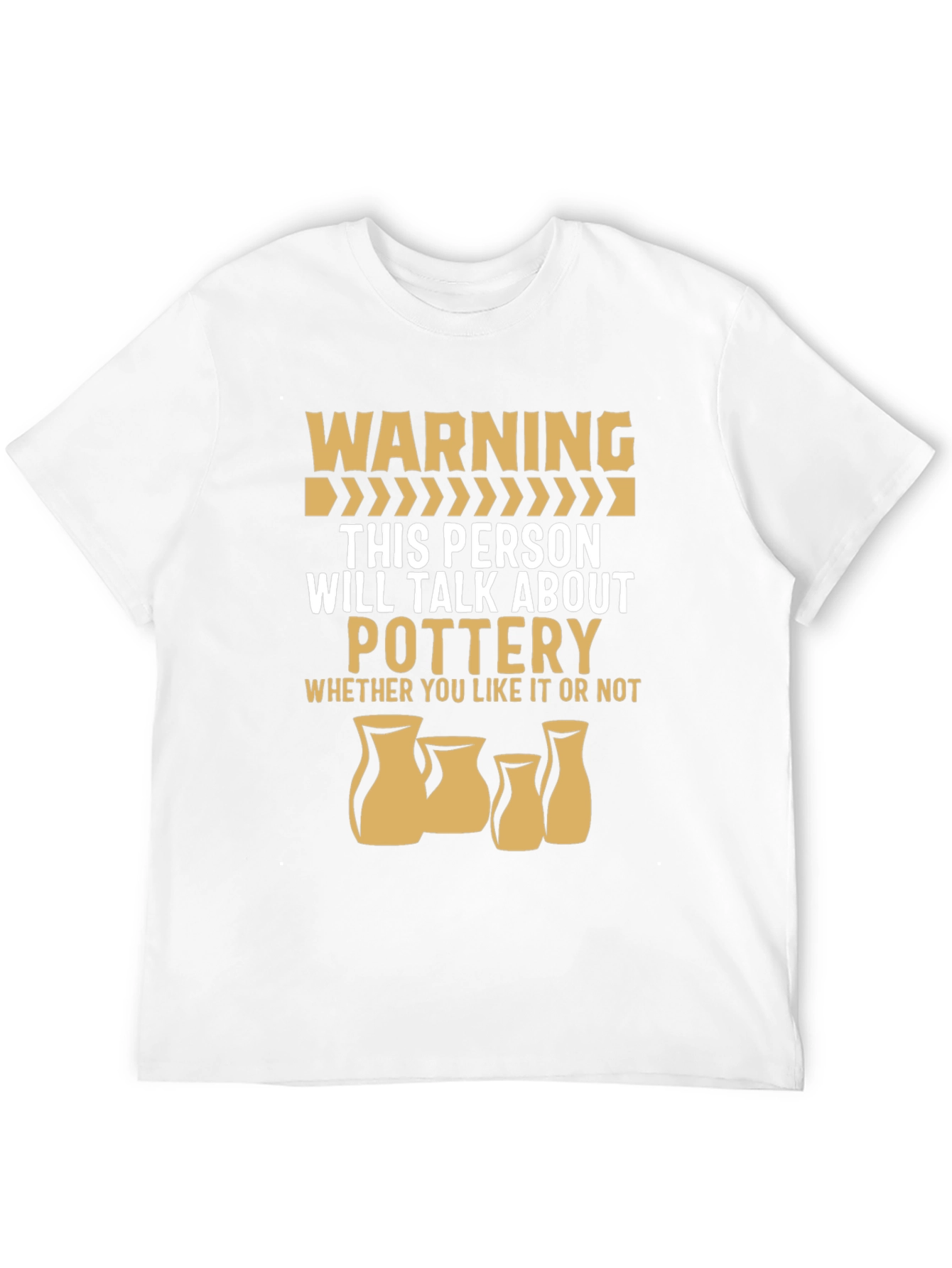 Pottery Warning Graphic T-Shirt