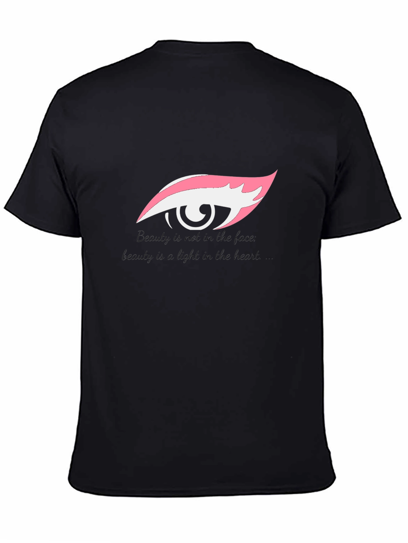 Eye Graphic Black T-Shirt - Beauty Within