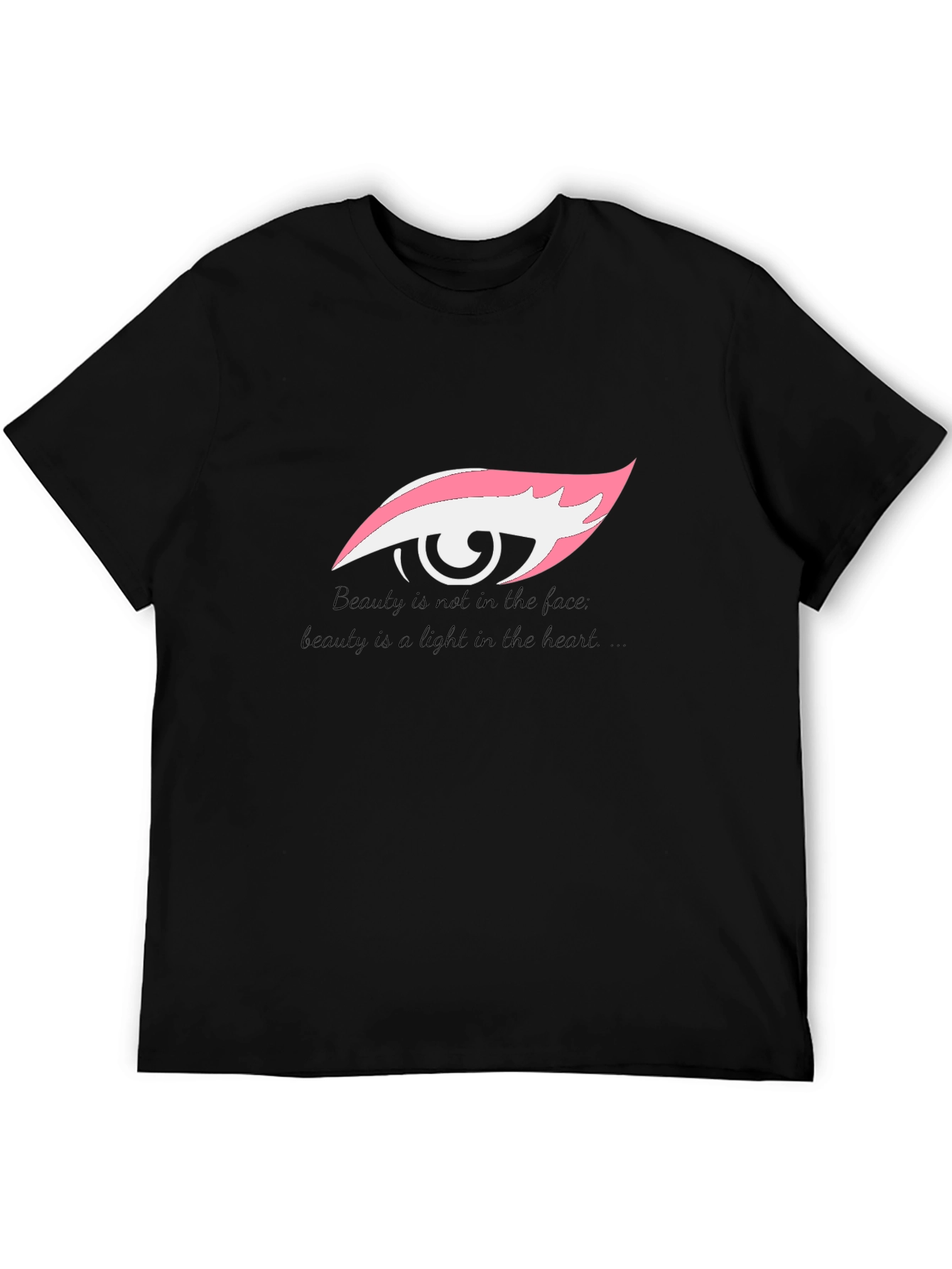 Eye Graphic Black T-Shirt - Beauty Within