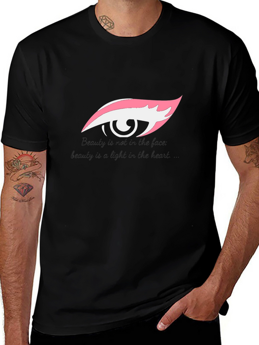 Eye Graphic Black T-Shirt - Beauty Within