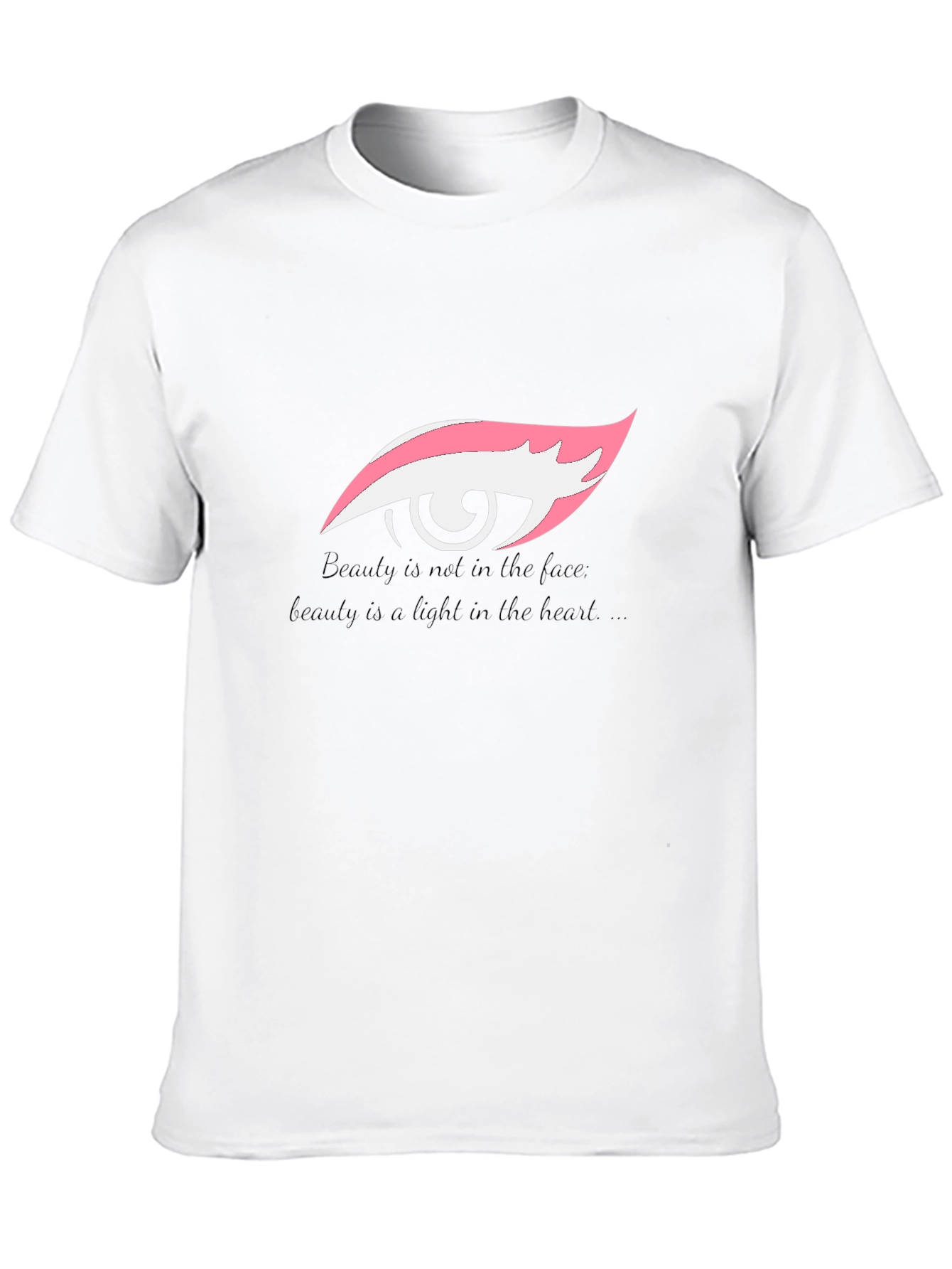 Eye Graphic Black T-Shirt - Beauty Within