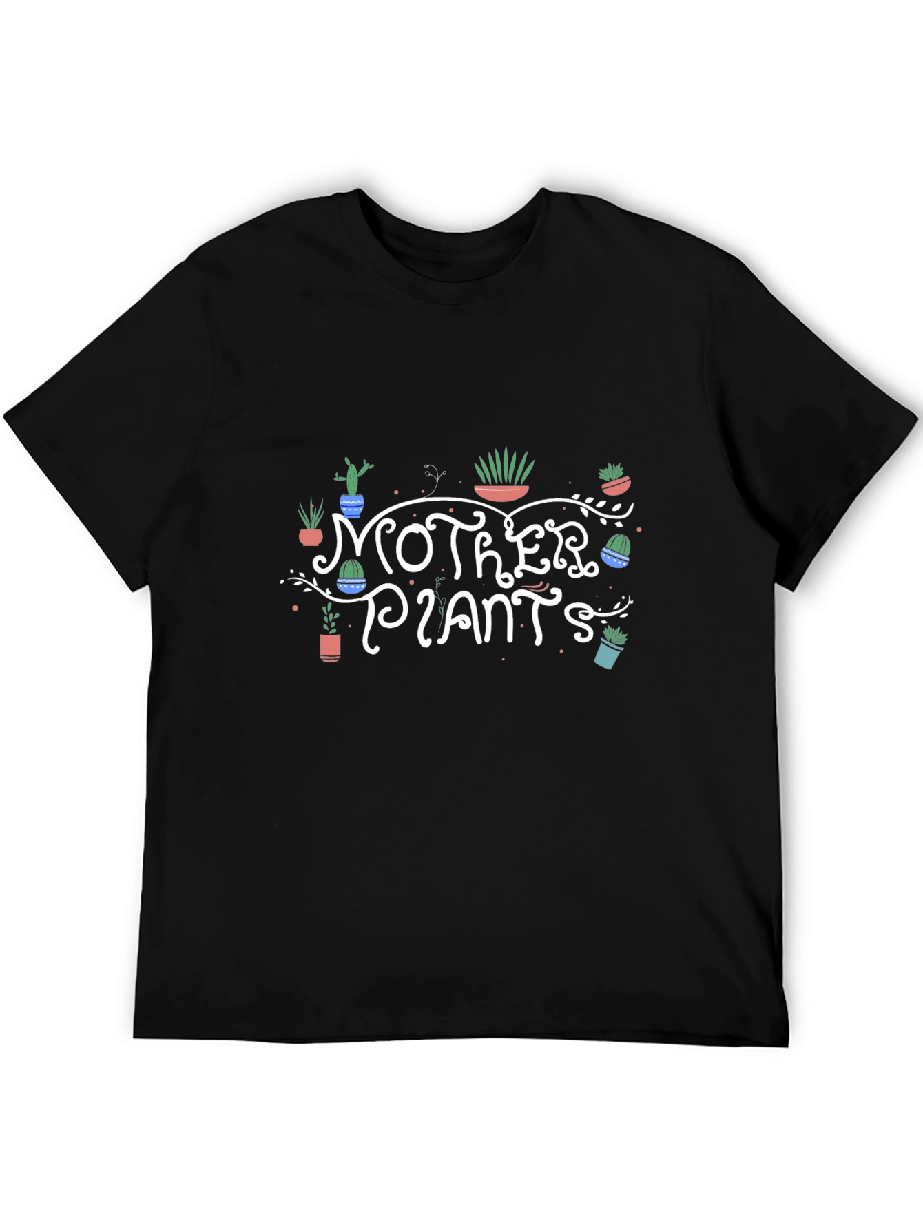 Mother Plants T-Shirt - Black Graphic Tee