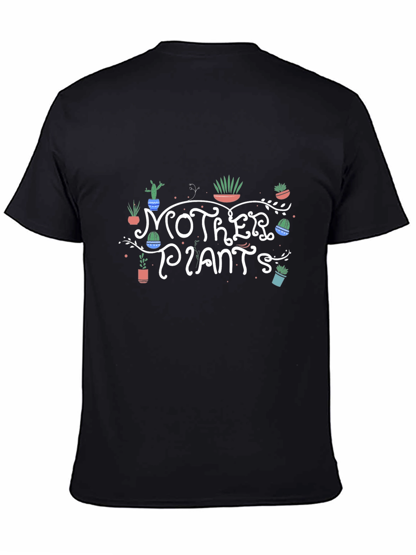 Mother Plants T-Shirt - Black Graphic Tee