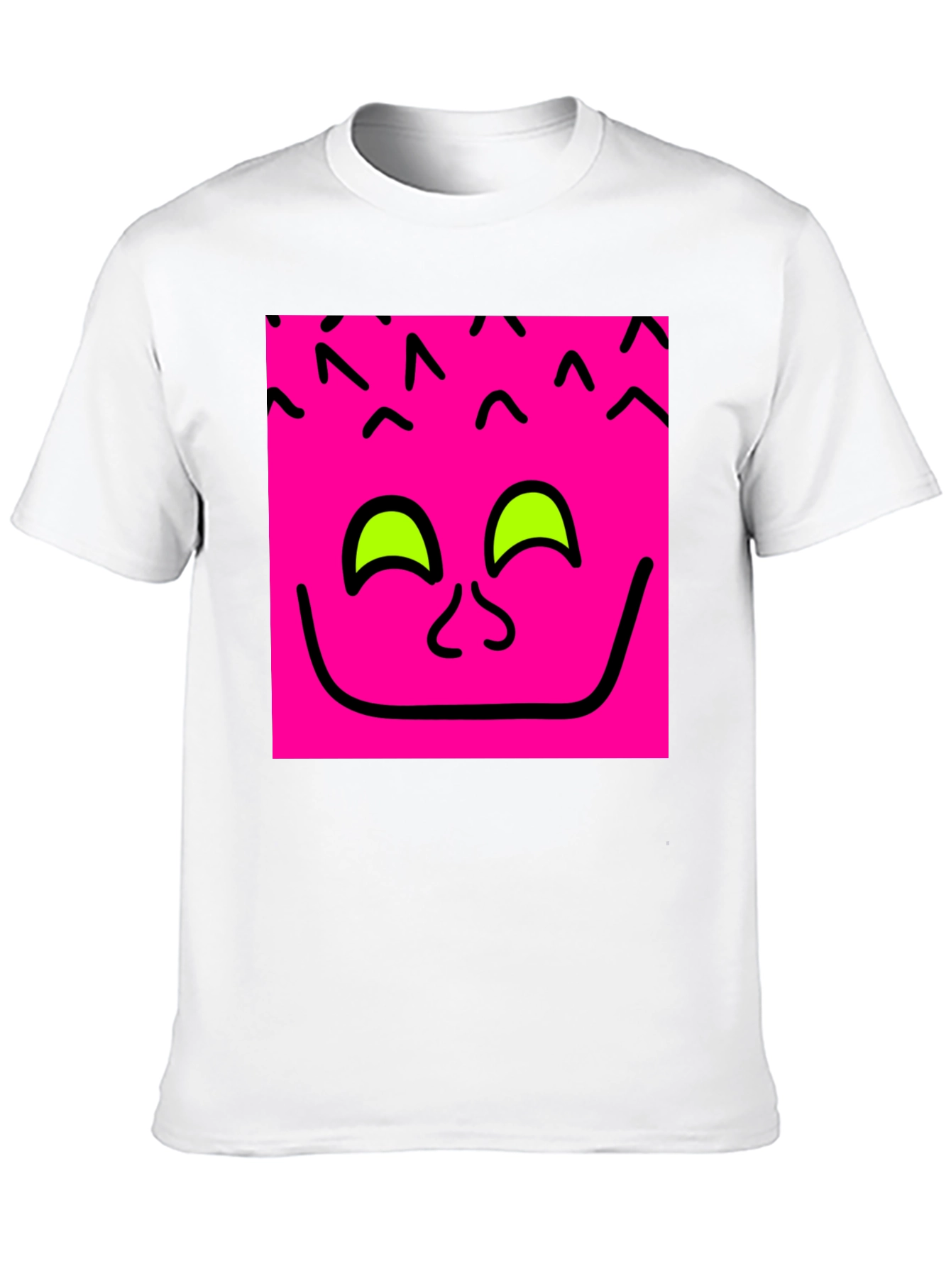 Funky Face Graphic Tee - Black