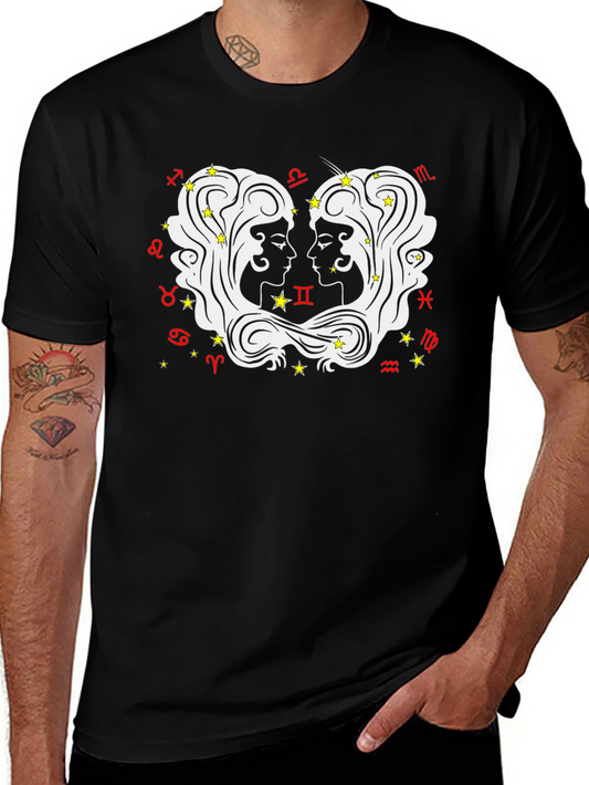 Gemini Zodiac T-Shirt - Unisex Stylish Tee