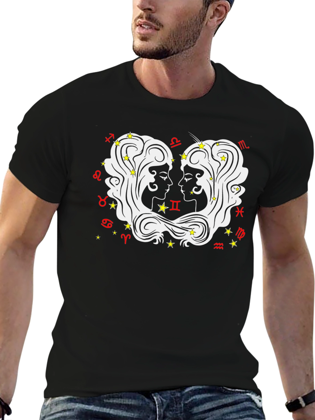 Gemini Zodiac T-Shirt - Unisex Stylish Tee