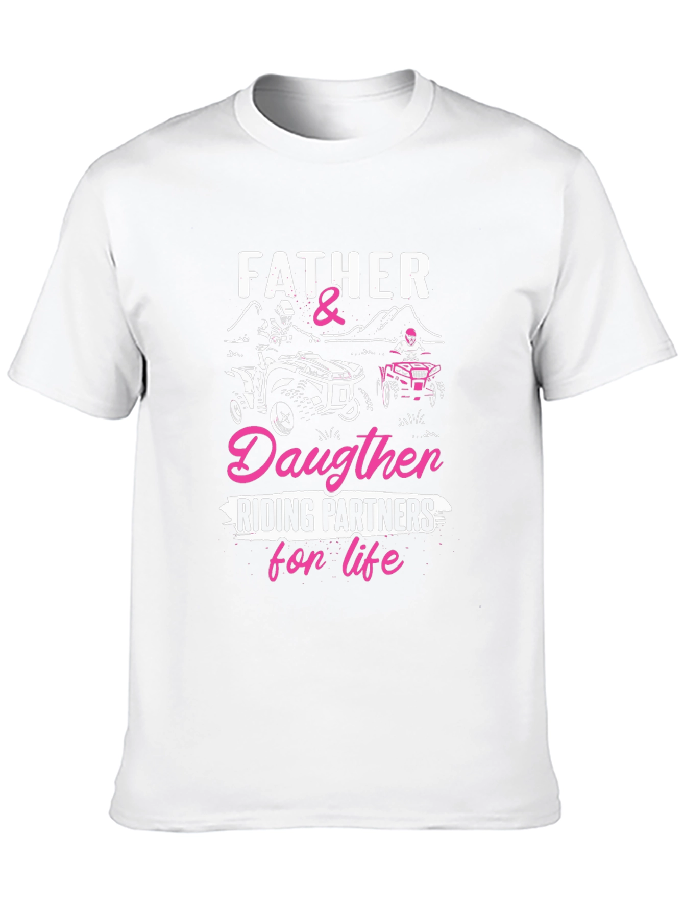 Father & Daughter Riding Partners T-Shirt