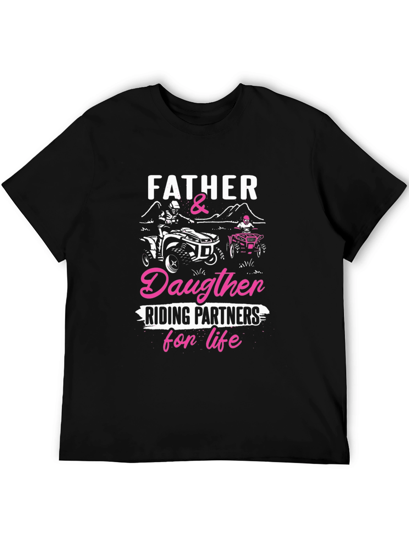 Father & Daughter Riding Partners T-Shirt