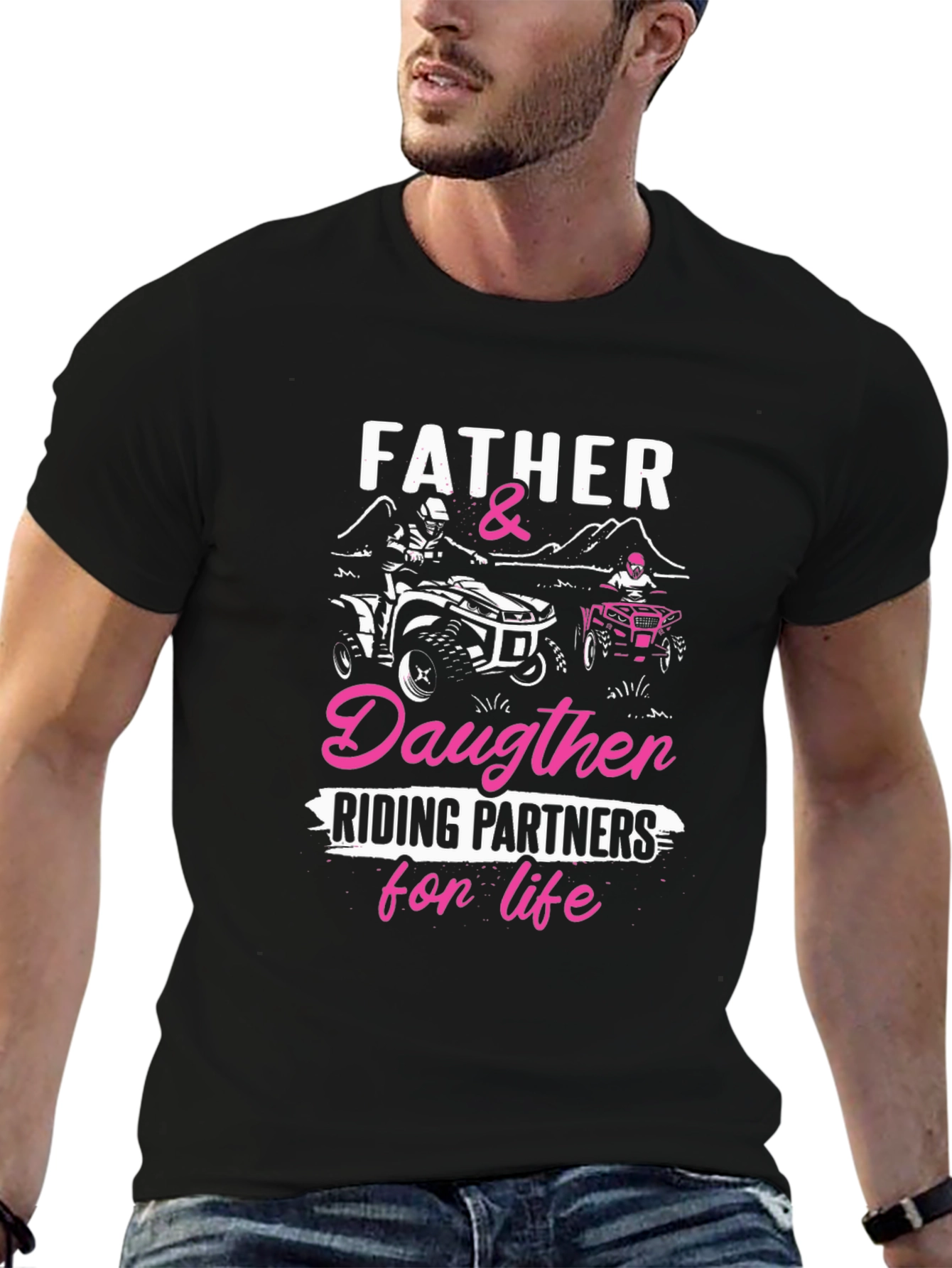 Father & Daughter Riding Partners T-Shirt