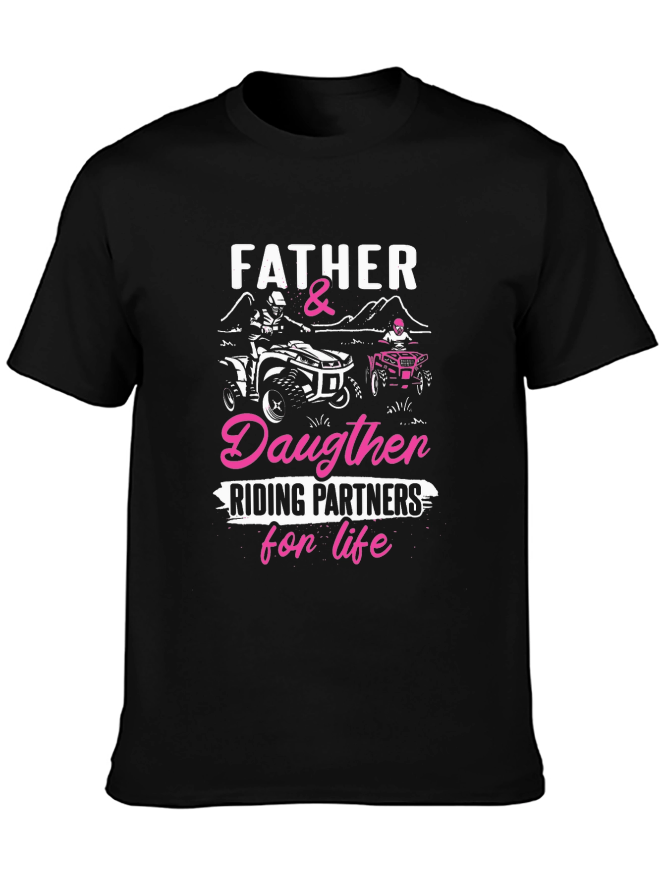 Father & Daughter Riding Partners T-Shirt