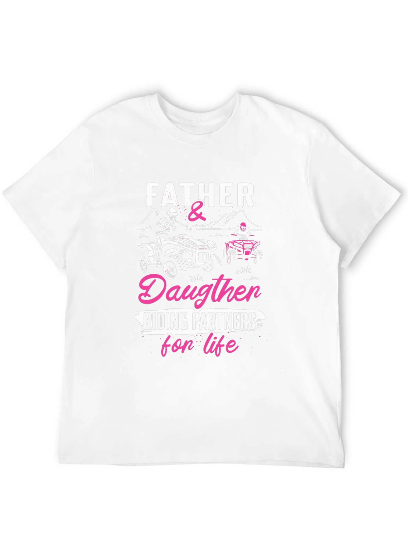 Father & Daughter Riding Partners T-Shirt