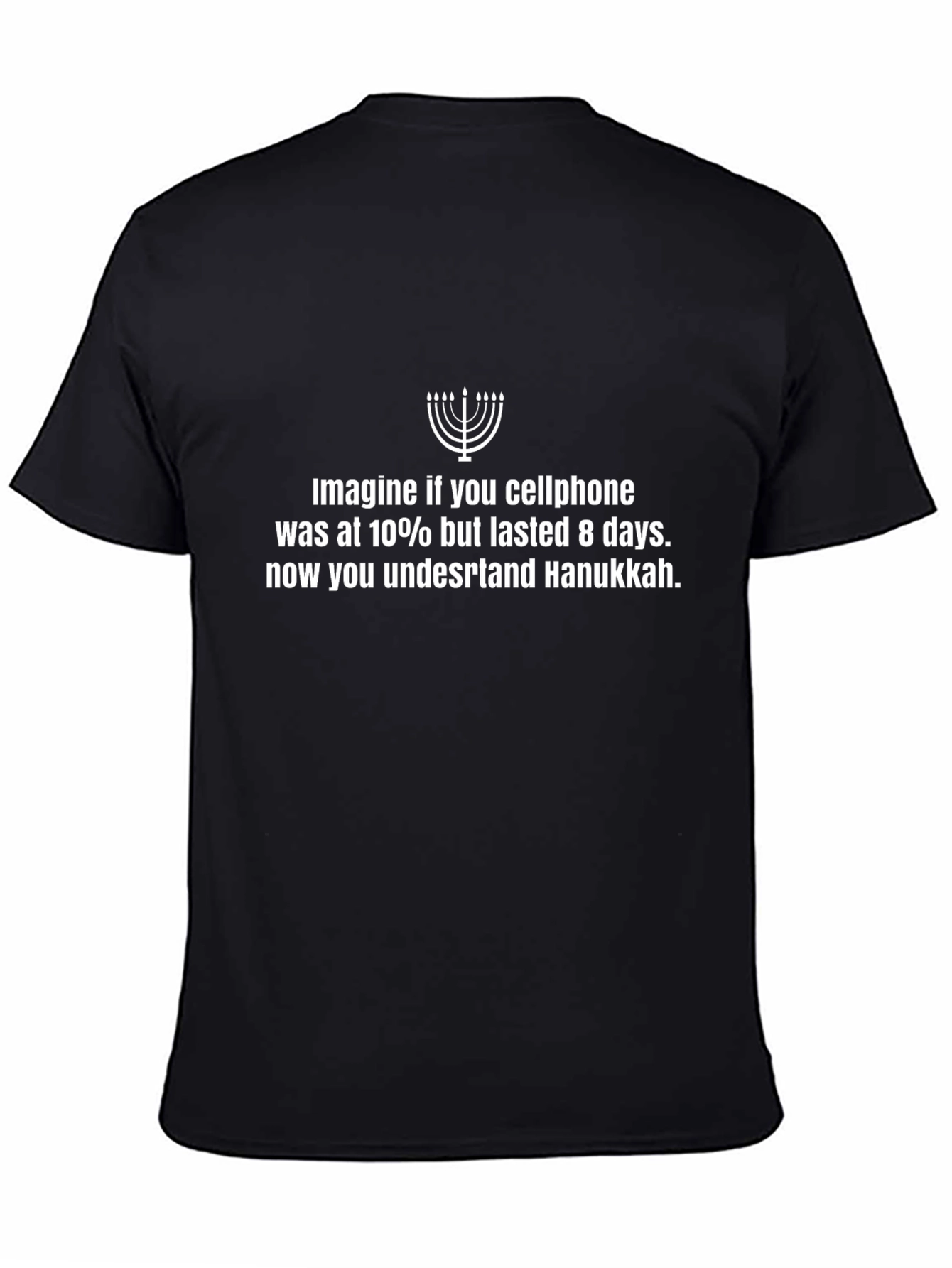Hanukkah Cellphone Humor T-Shirt