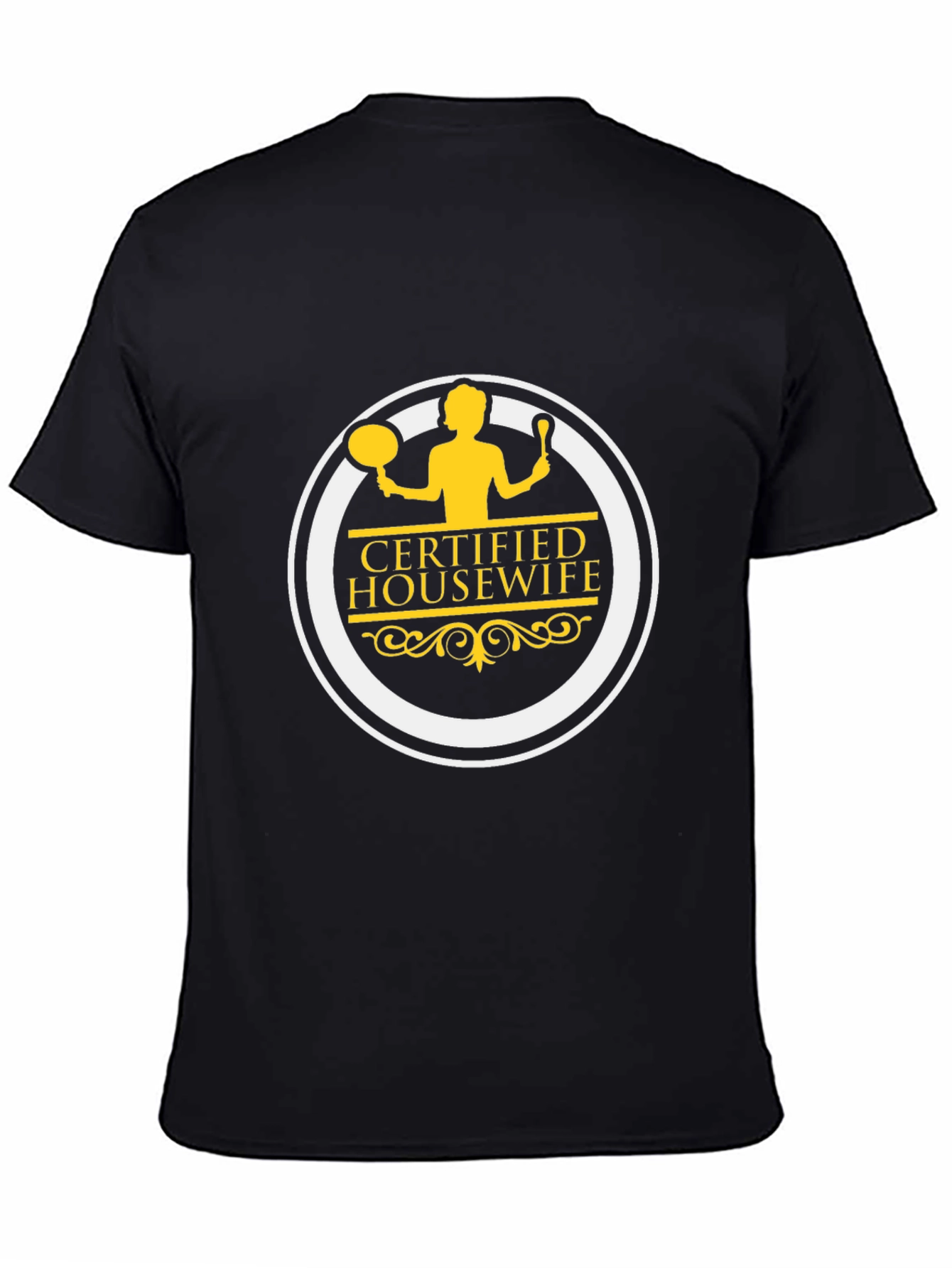 Certified Housewife Black T-Shirt