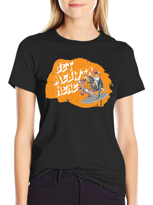 Cool Cat Skateboard T-Shirt